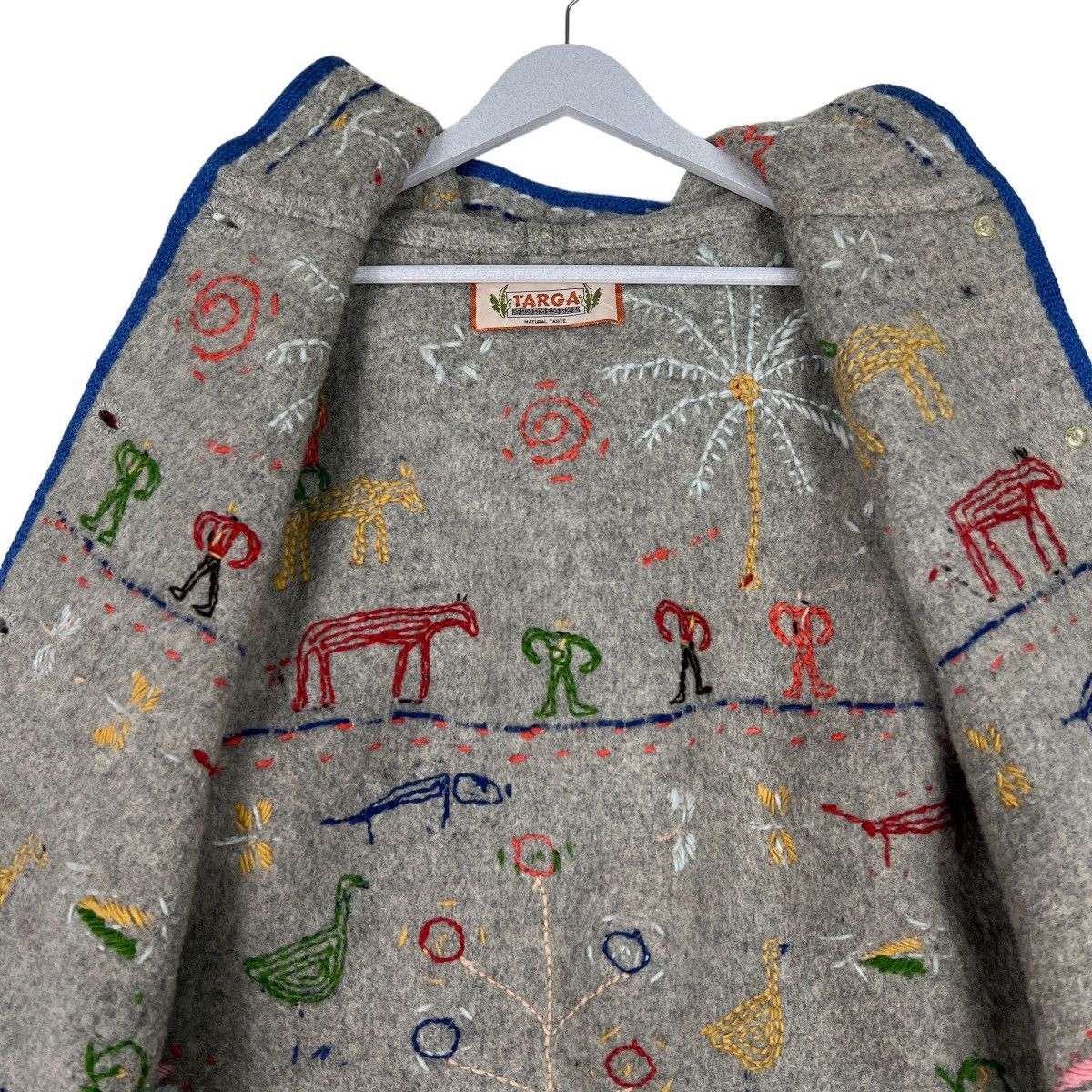 Japanese Brand 🔥 TARGA EMBROIDERY PRIMETIVE MOTIVE WOOL JACKET Size US S / EU 44-46 / 1 - 13 Thumbnail