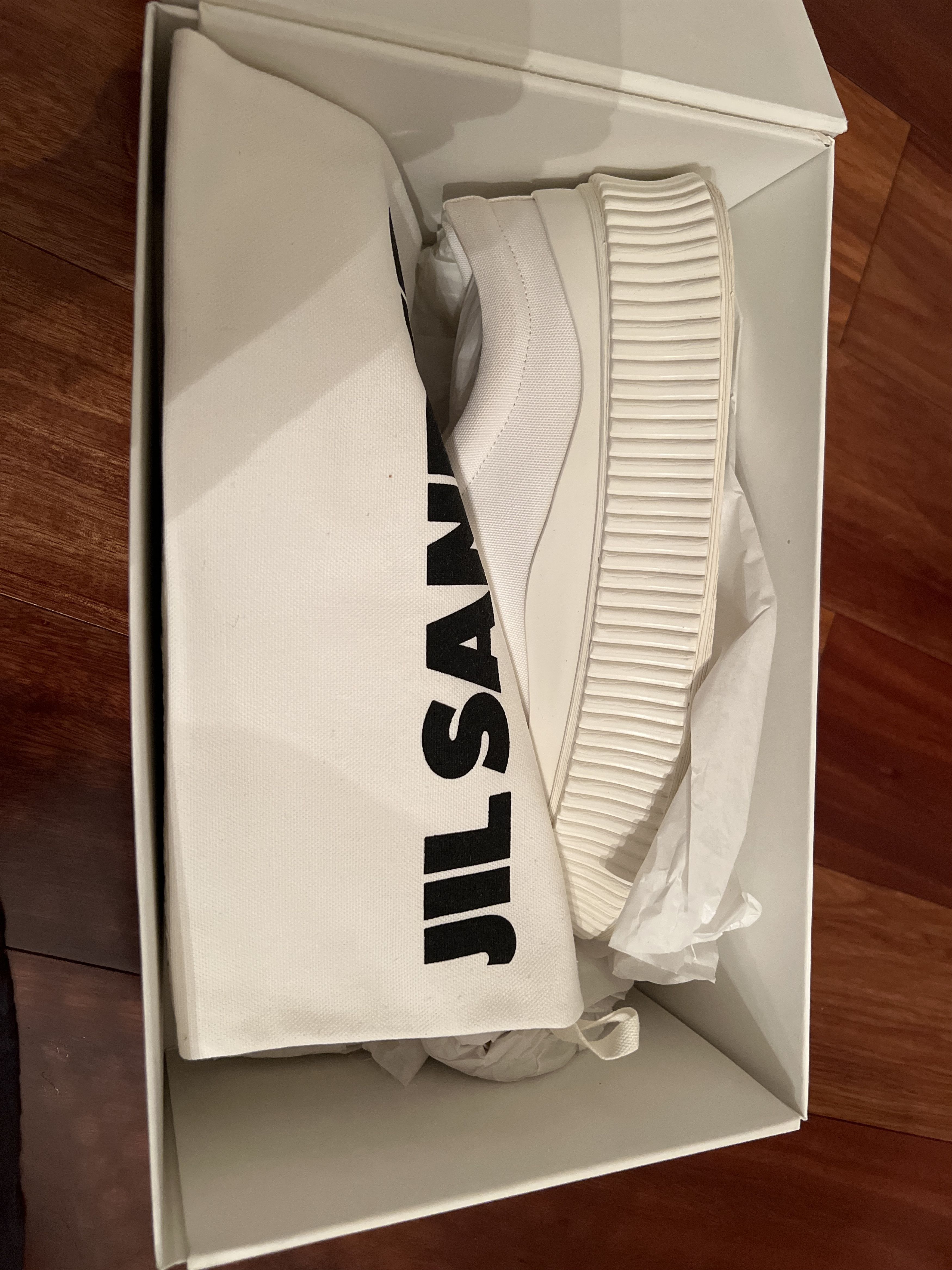 Jil Sander Canvas Sneaker optic White Size US 9 / IT 39 - 1 Thumbnail