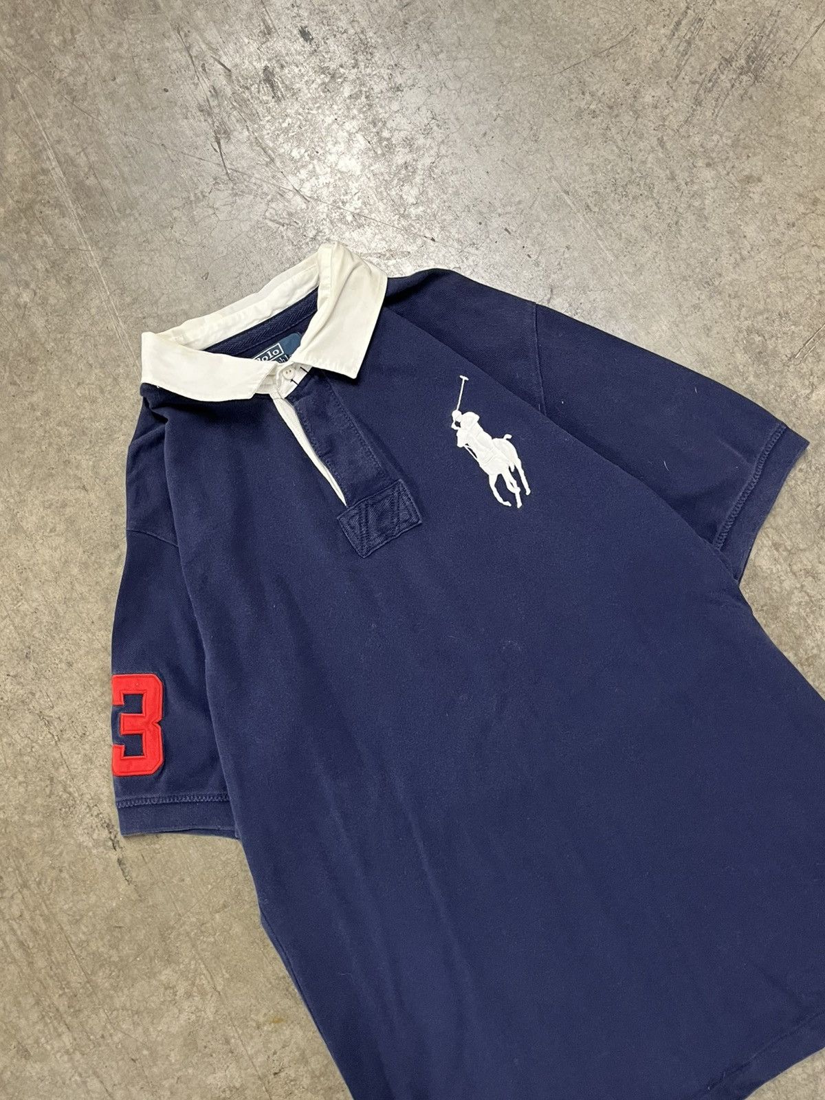 Polo Ralph Lauren × Vintage Polo Ralph Lauren vintage big pony polo numbered streetwear Size US XXL / EU 58 / 5 - 3 Thumbnail