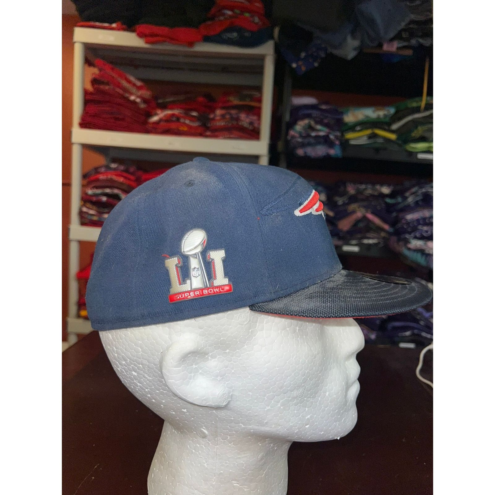 New Era New Era New England Patriots Hat 59 Fifty Super Bowl Rare Size ONE SIZE - 6 Thumbnail