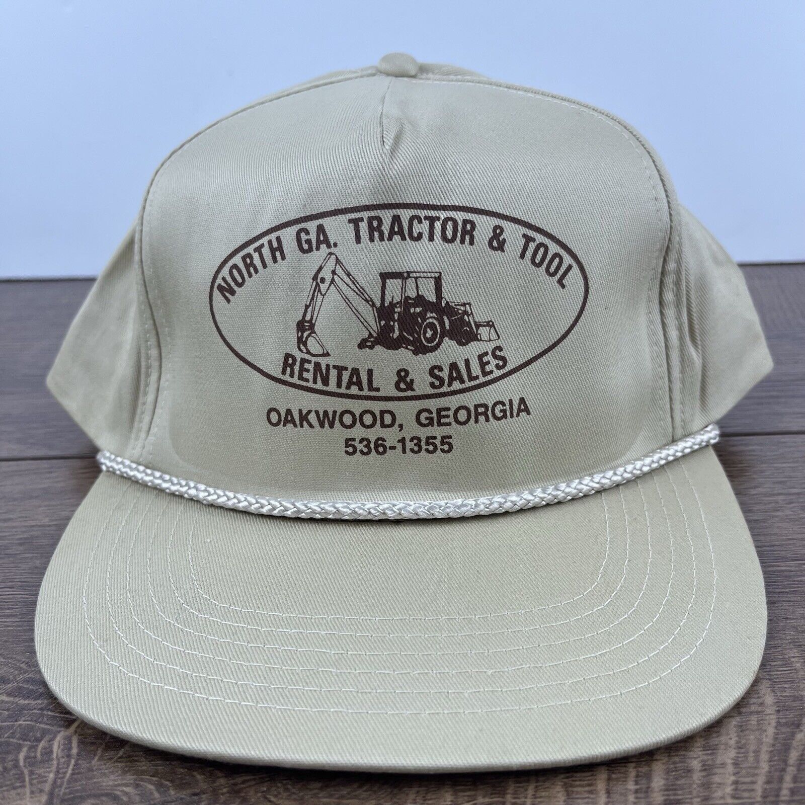 Other North Georgia Tractor Tool Hat Brown Adjustable Hat Oakwood Size ONE SIZE - 2 Thumbnail
