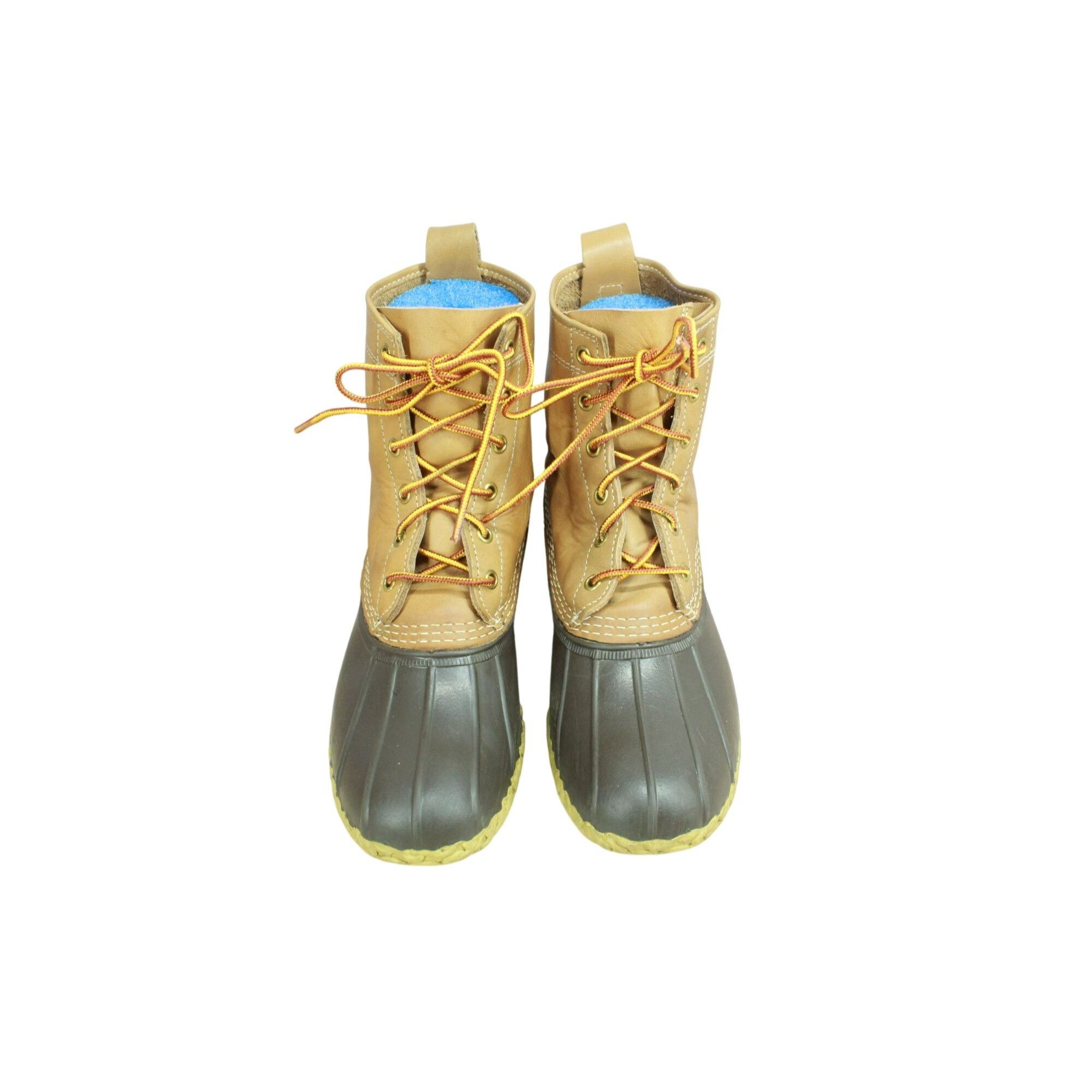 L.L. Bean × Leather LL Bean Women's Leather Insulated Ankle Duck Boots Size 8 M Size US 8 / IT 38 - 5 Thumbnail