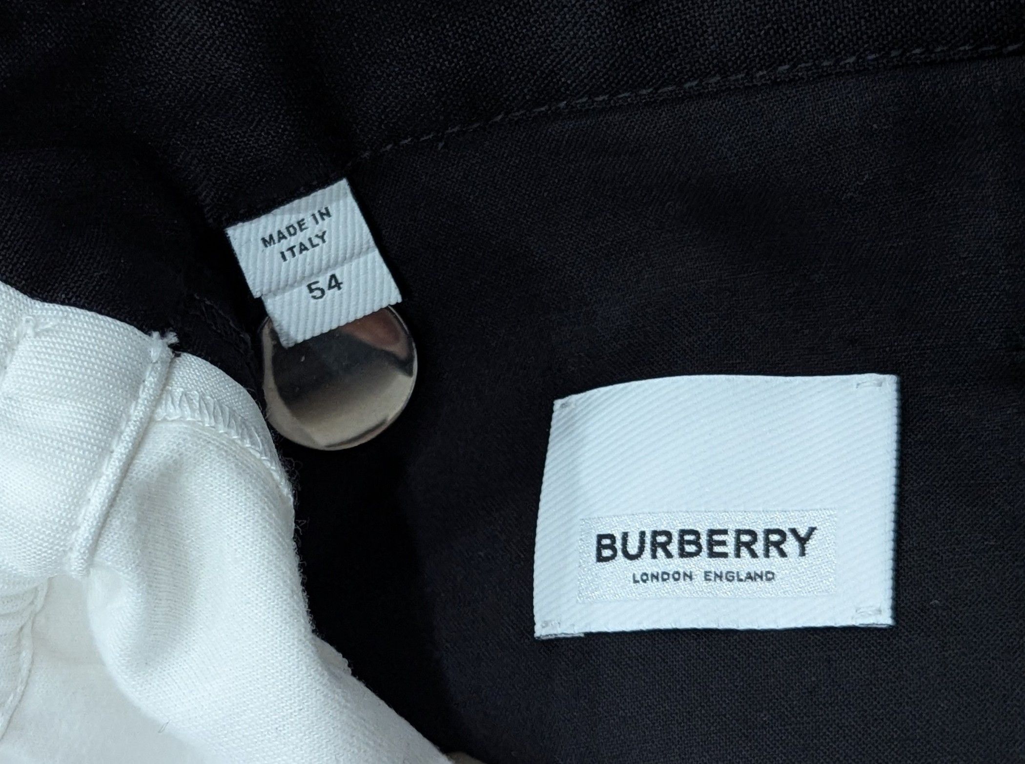 Burberry Burberry Two Tone Mohair/Wool Trousers Pants Black 54 US 38 Size US 38 / EU 54 - 6 Thumbnail