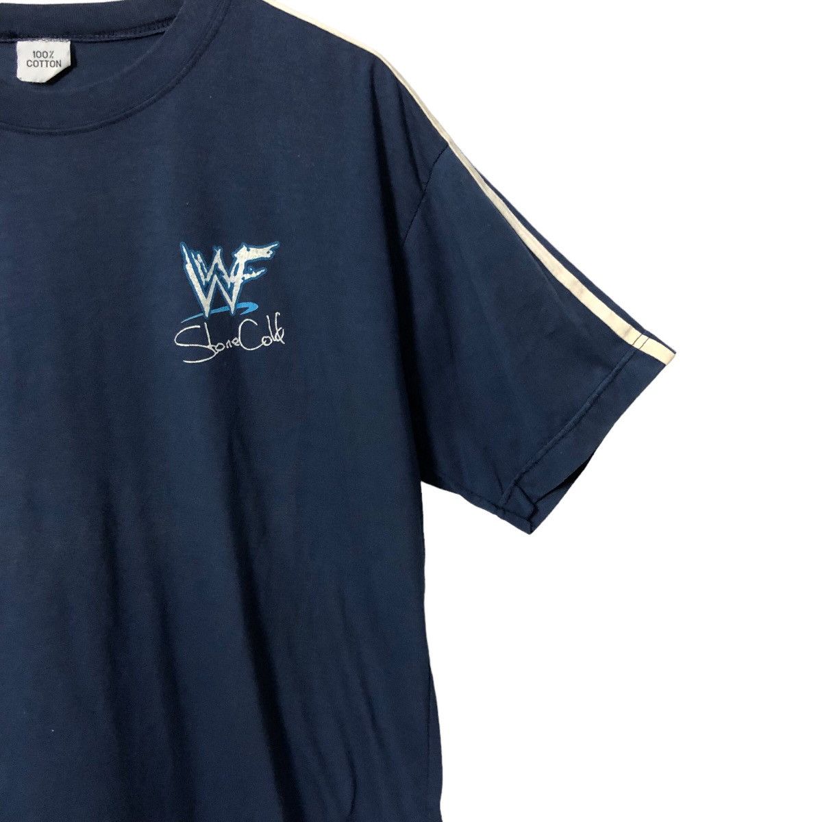 WWF Vintage WWF Stone Cold Steve Austin Big Print Crewneck Tee Size US L / EU 52-54 / 3 - 3 Thumbnail