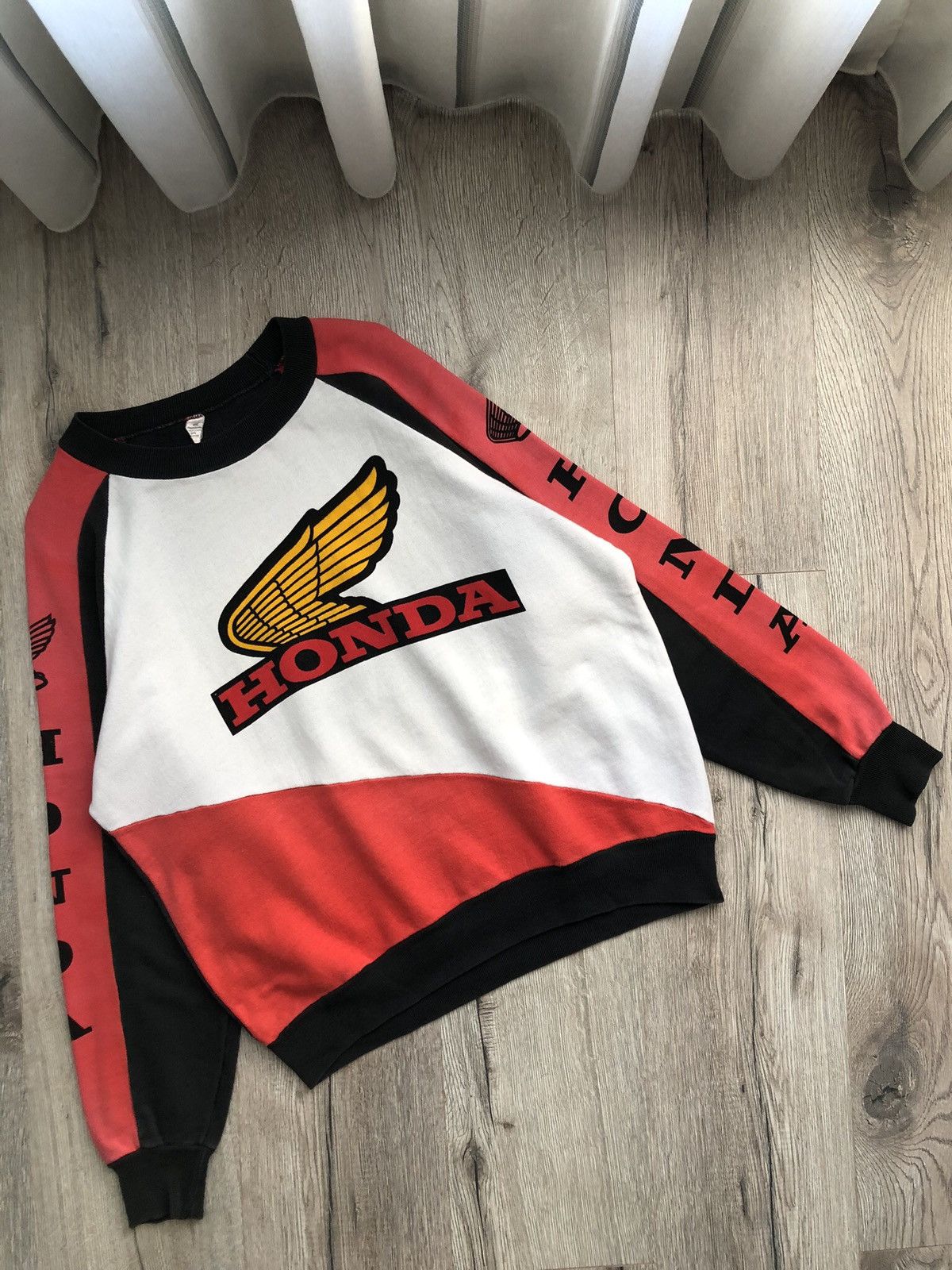 Pre-owned Honda X Racing Honda Racing 90's Sweatshirt Vintage In Red