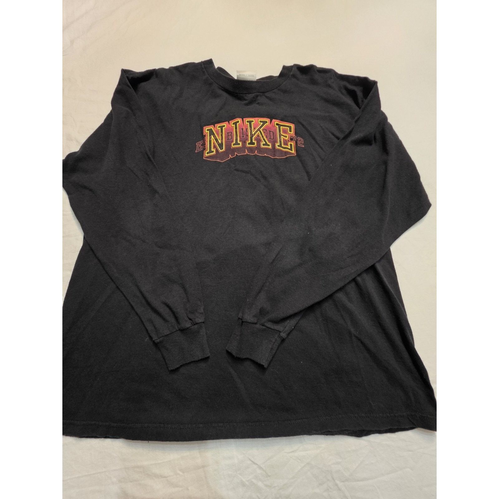 Nike Vintage Nike Men's Size Xl Longsleeve Grey T-Shirt Size US XL / EU 56 / 4 - 5 Thumbnail