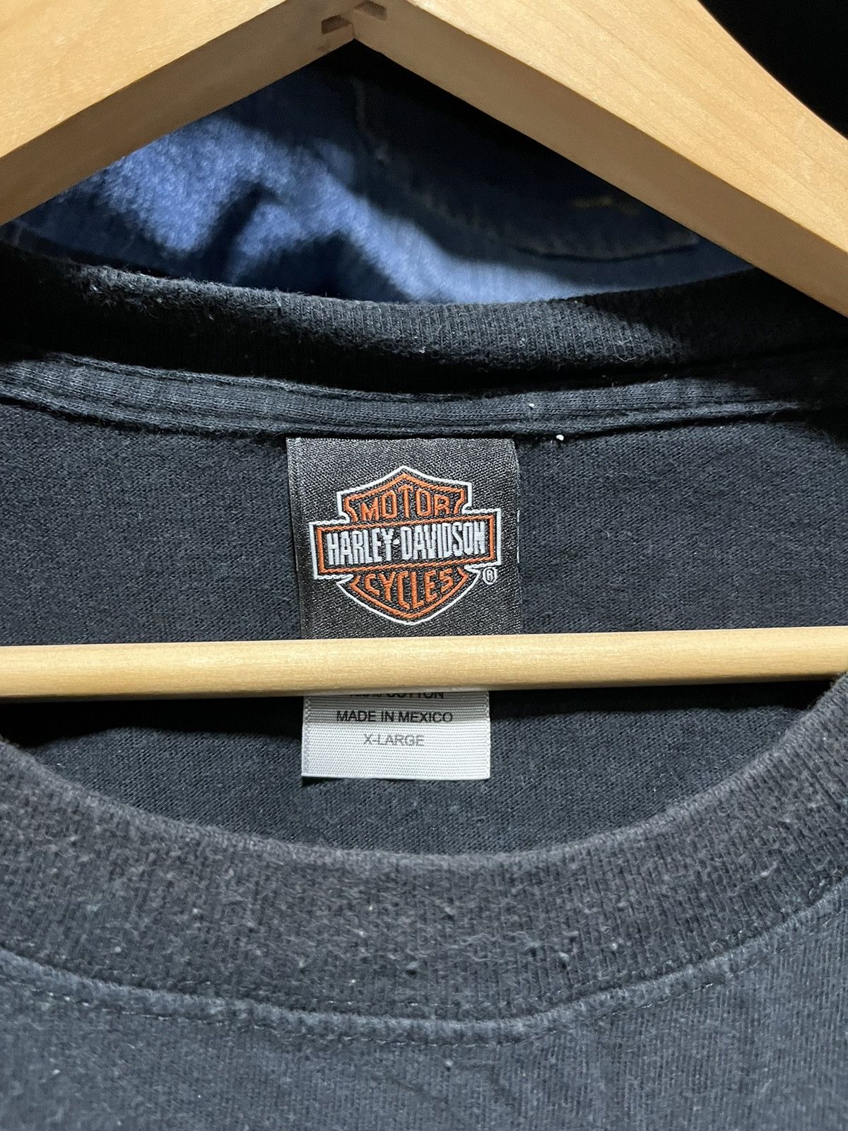 Harley Davidson × Vintage Crazy Vintage Y2K Harley Davidson Flames Engine Logo Tee Size US XL / EU 56 / 4 - 5 Thumbnail