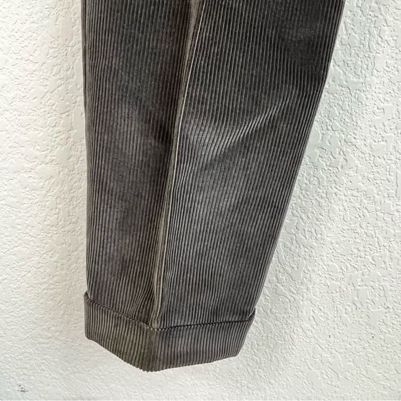 Davide Cenci Davide Cenci Pleated Gray Corduroy Pants Trousers Size US 40 / EU 56 - 3 Thumbnail