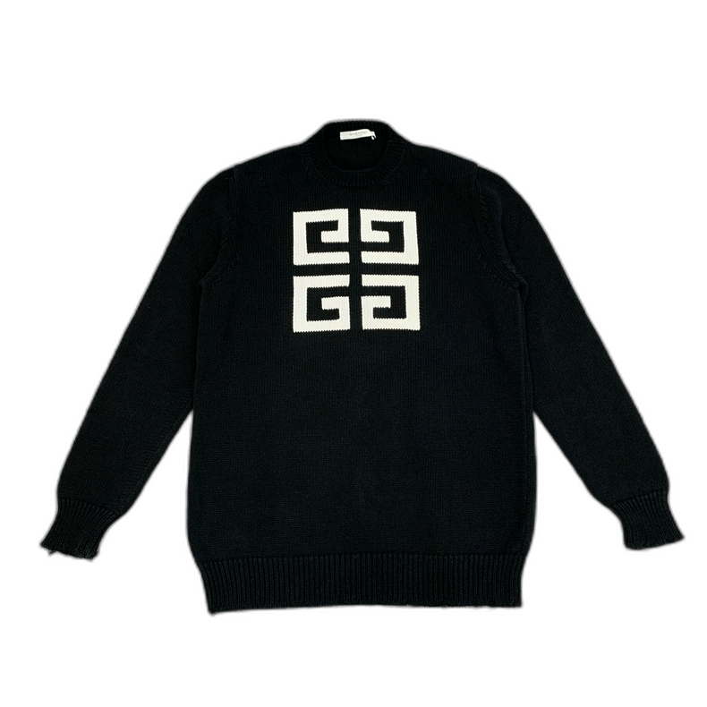 Givenchy Givenchy Black Logo Knit Sweater Size XL -2507
