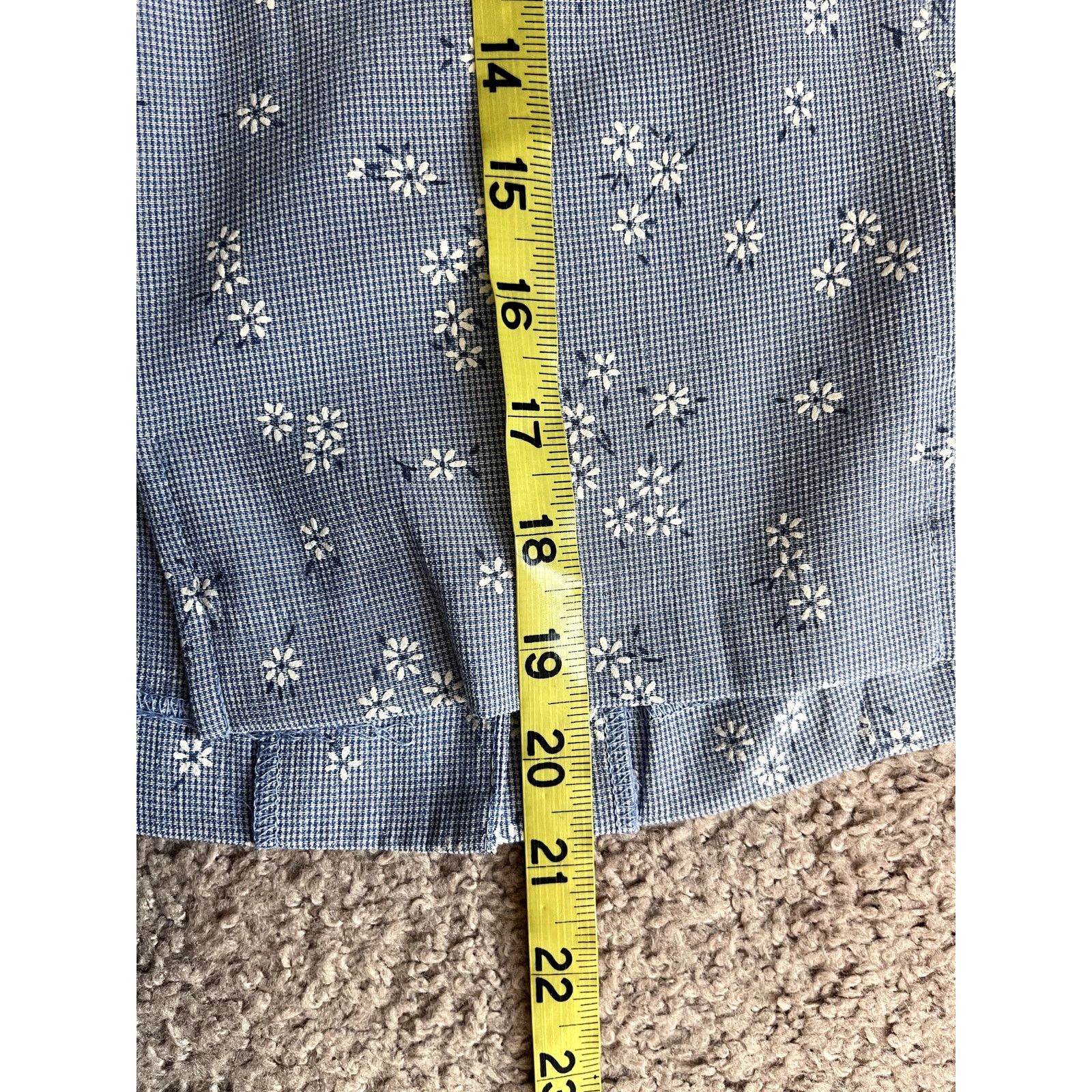 Vintage Vintage Button Back Floral T.R. Bentley Tank 13/14 Size XL / US 12-14 / IT 48-50 - 5 Thumbnail