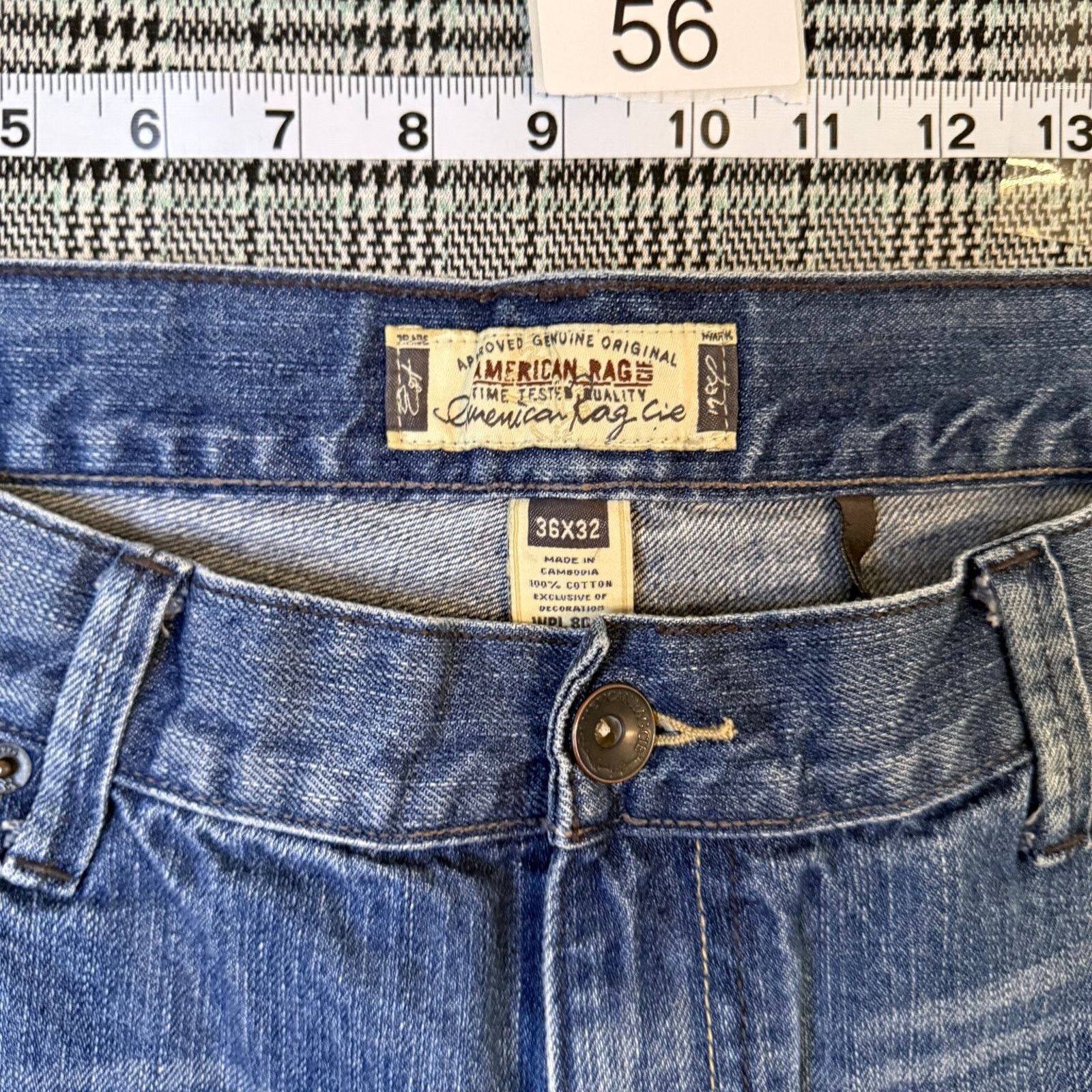 American Rag American Rag Men's Jeans Light Wash Denim Classic Fit 36x32 Size US 36 / EU 52 - 6 Thumbnail