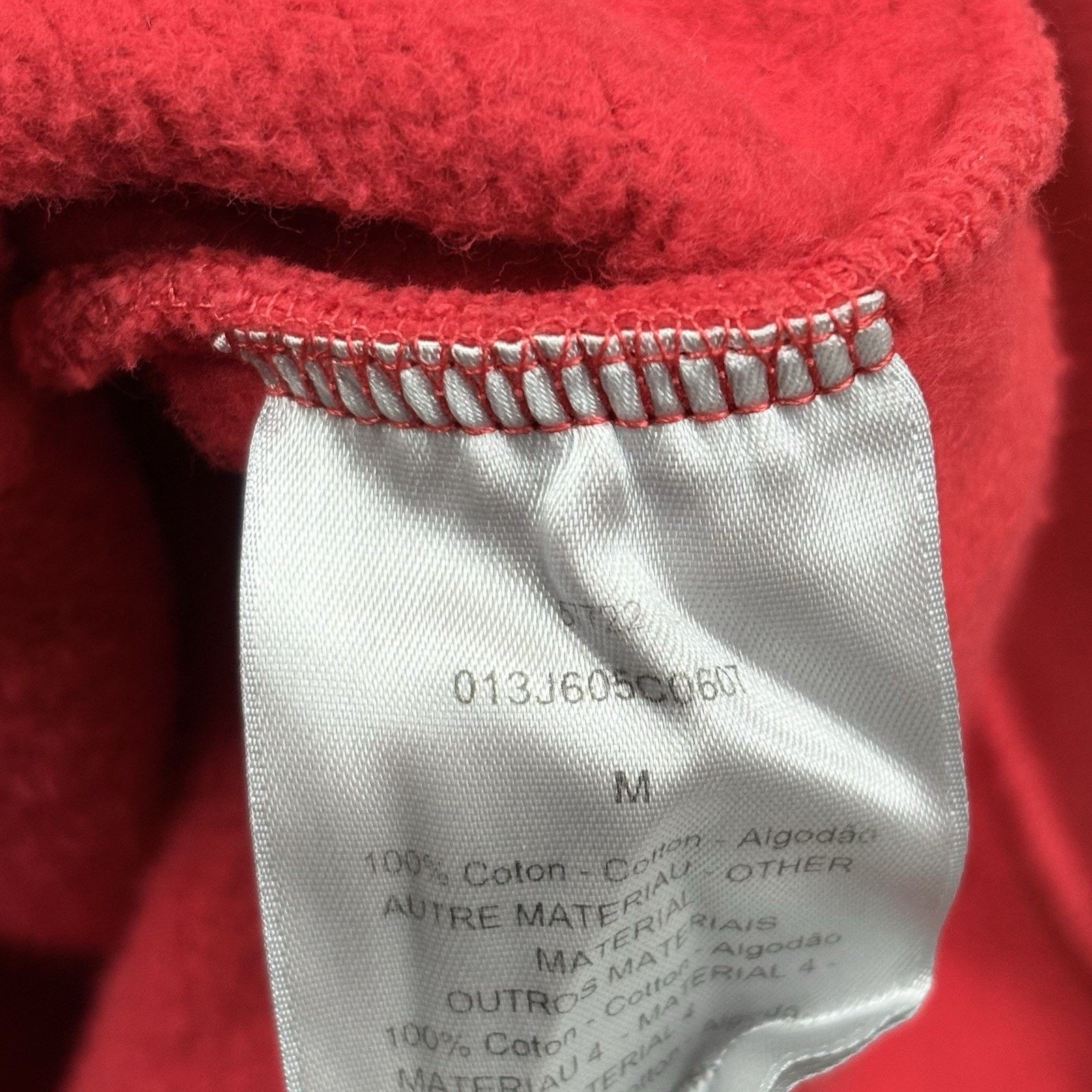 Dior Size Medium - Dior Terry Cotton Towel Hoodie ' Red ' Size US M / EU 48-50 / 2 - 10 Thumbnail