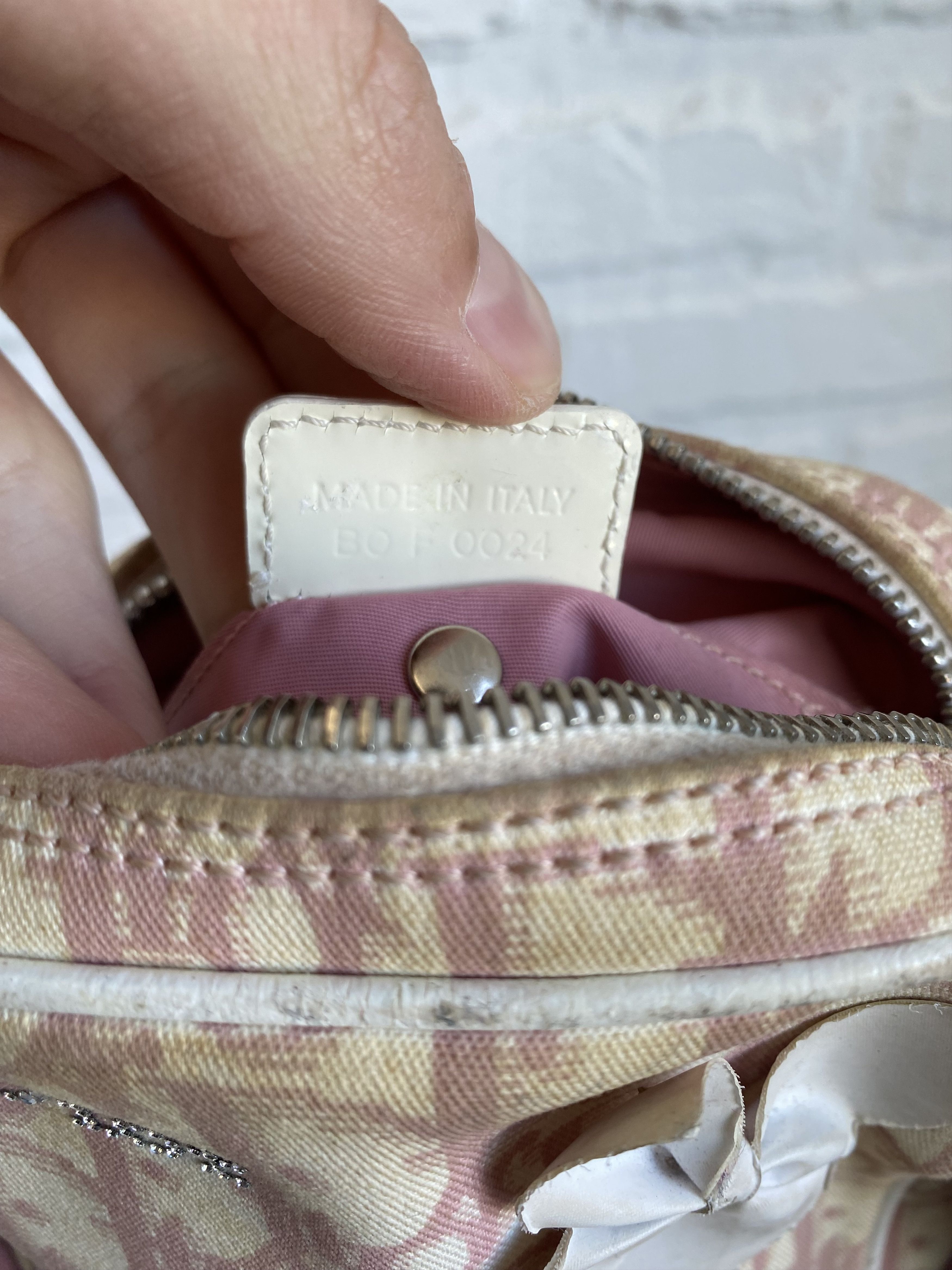 Dior Vintage Christian Dior pink monogram flower messenger bag Size ONE SIZE - 12 Thumbnail
