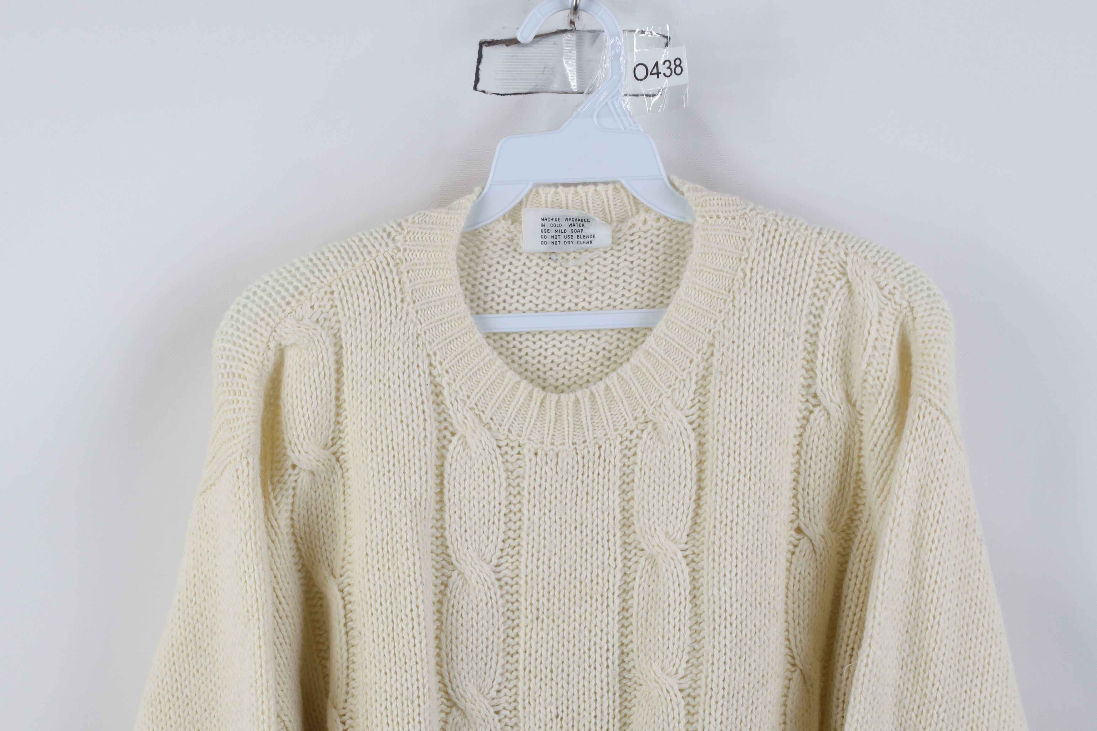 Vintage Vintage 70s Streetwear Chunky Cable Knit Fisherman Sweater Size M / US 6-8 / IT 42-44 - 2 Thumbnail