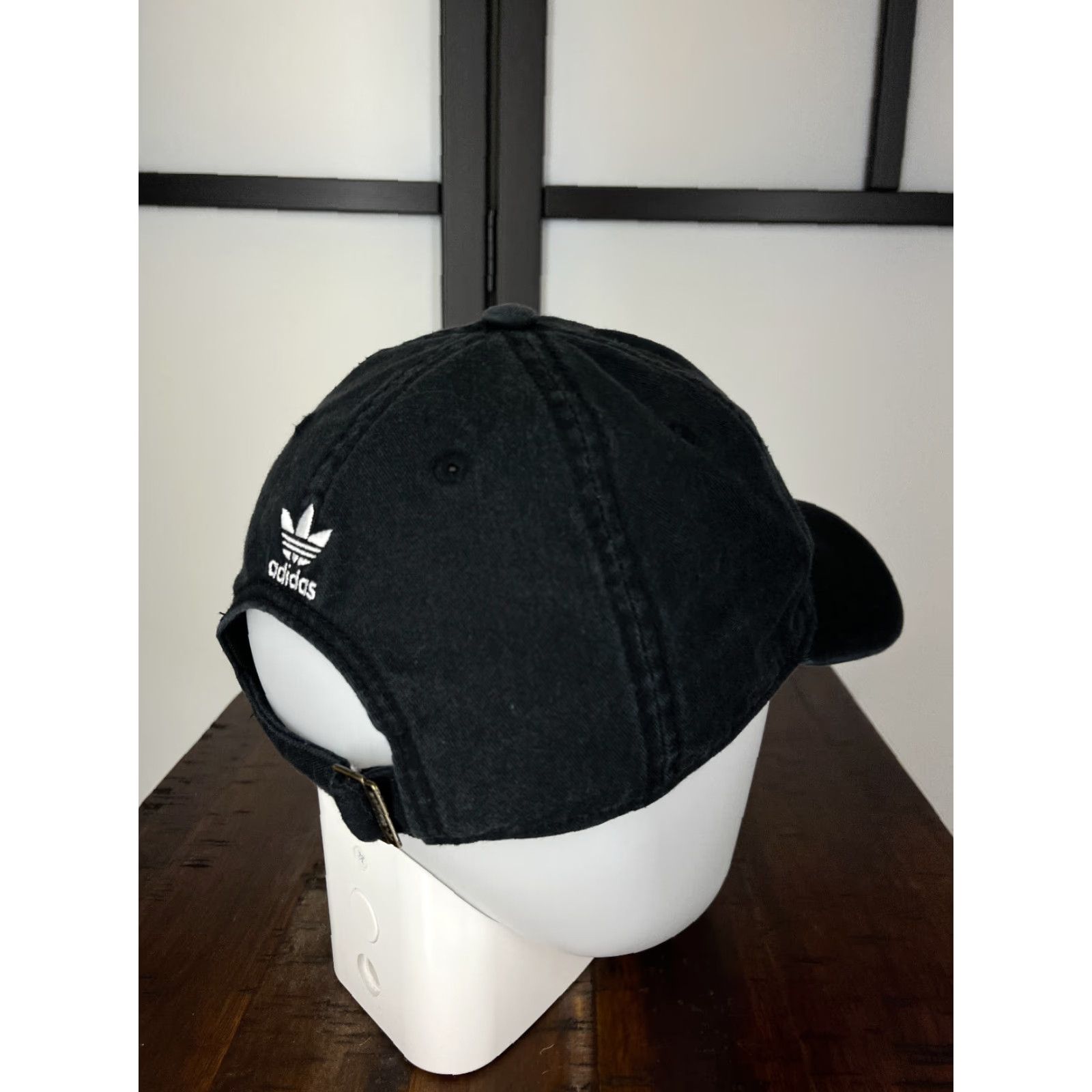 Adidas Adidas Hat One Size Black Cotton 3 Stripes Golf Mens Adjustable Size ONE SIZE - 7 Thumbnail