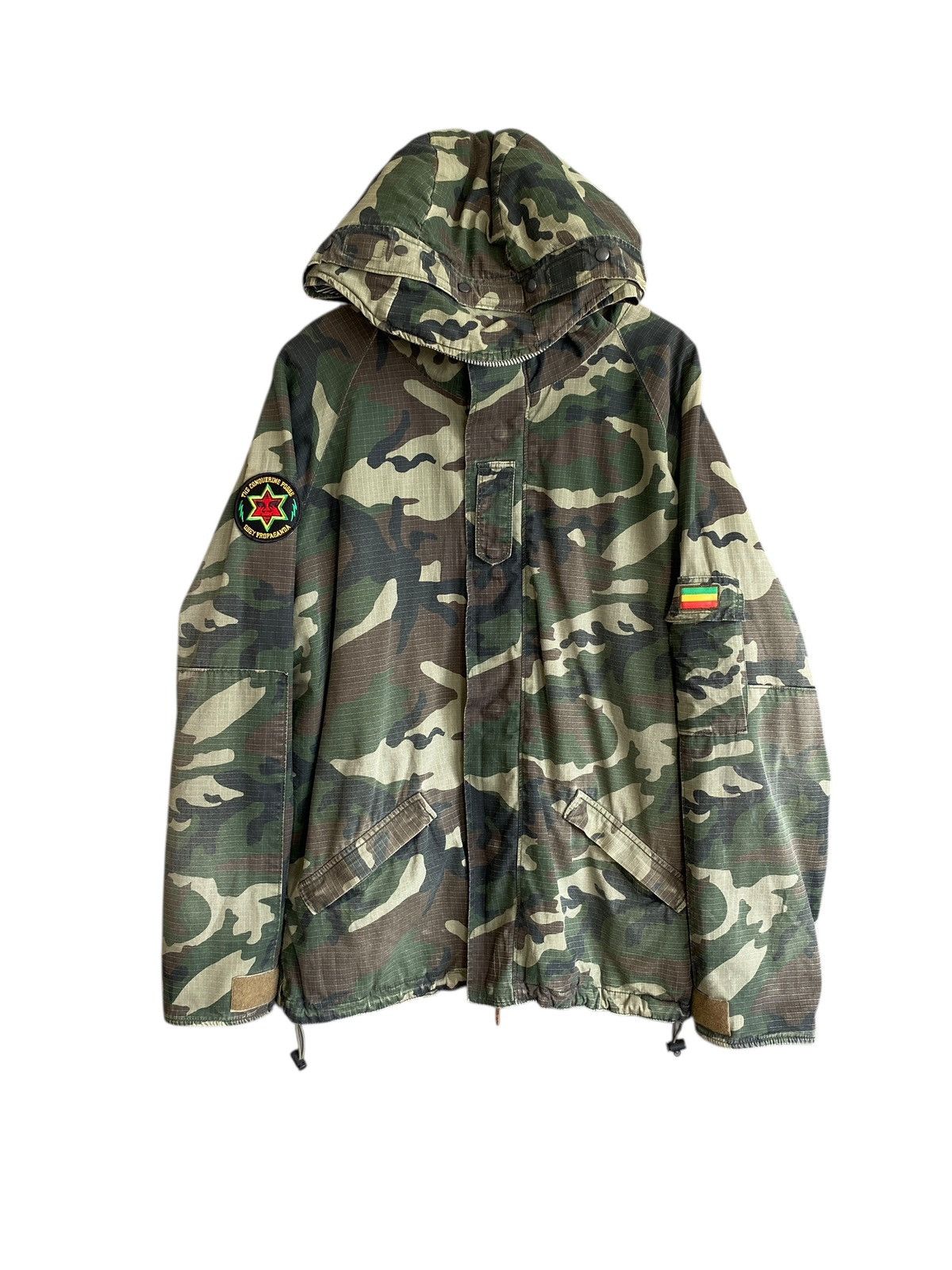Obey Very Rare Vintage Obey Military Reversible Jacket 2000s Size US L / EU 52-54 / 3 - 1 Thumbnail