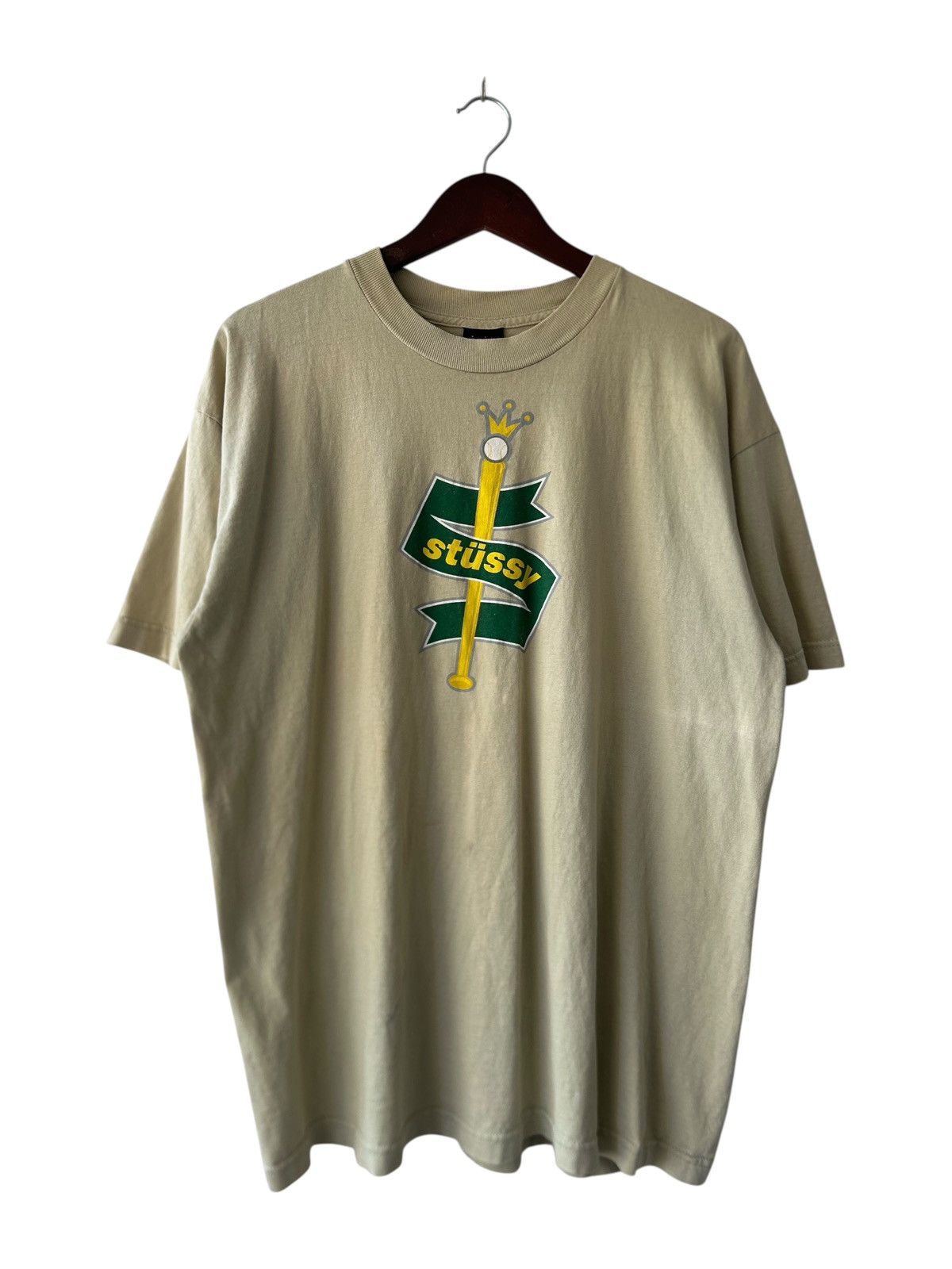Stussy Vintage 2000s Stussy Center Design Skate Tee Size US XL / EU 56 / 4 - 1 Thumbnail