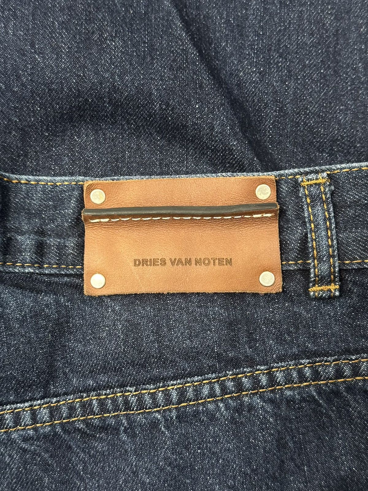 Dries Van Noten Dries Van Noten ‘Pleated’ Wide Leg Denim Size US 28 / EU 44 - 4 Thumbnail