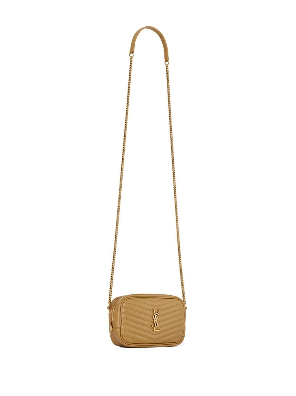 Saint Laurent Paris o1b1hav110225 Size: OS/ Mini Lou Bag Quilted Leather Beige Size ONE SIZE - 4 Thumbnail