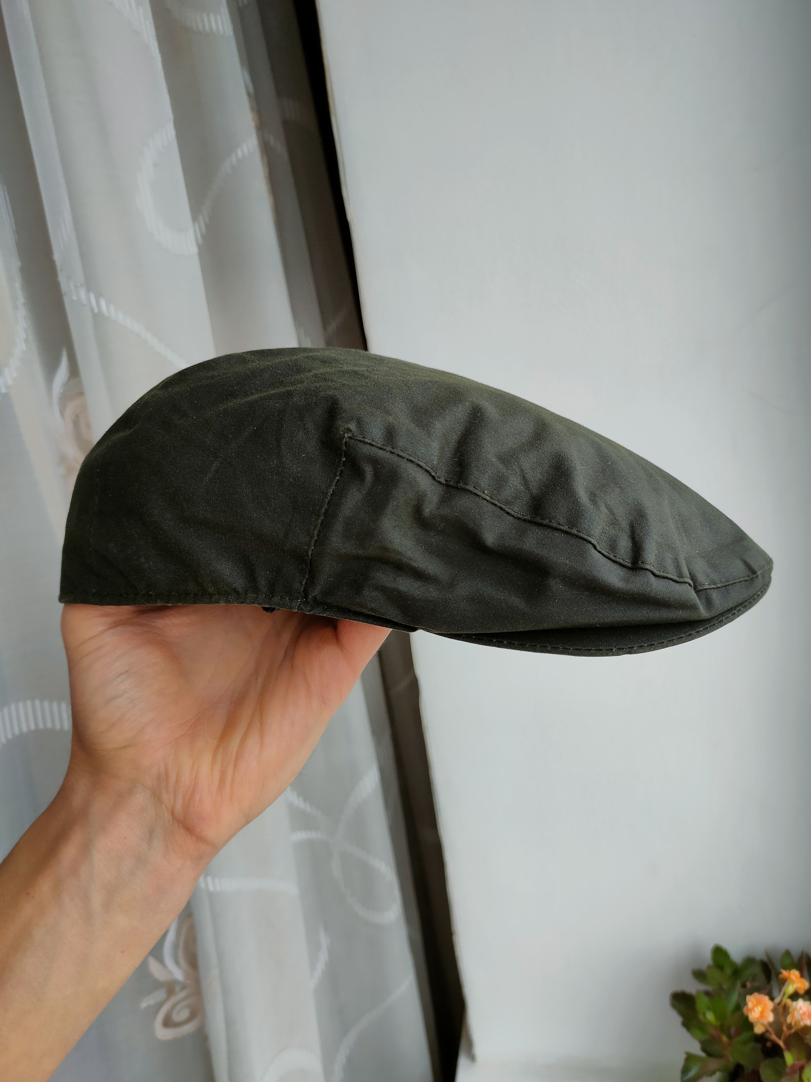 Wax London Waxed Cap Hat Wax Flat Cap Hooligan Cap Driving Baker Size ONE SIZE - 2 Thumbnail