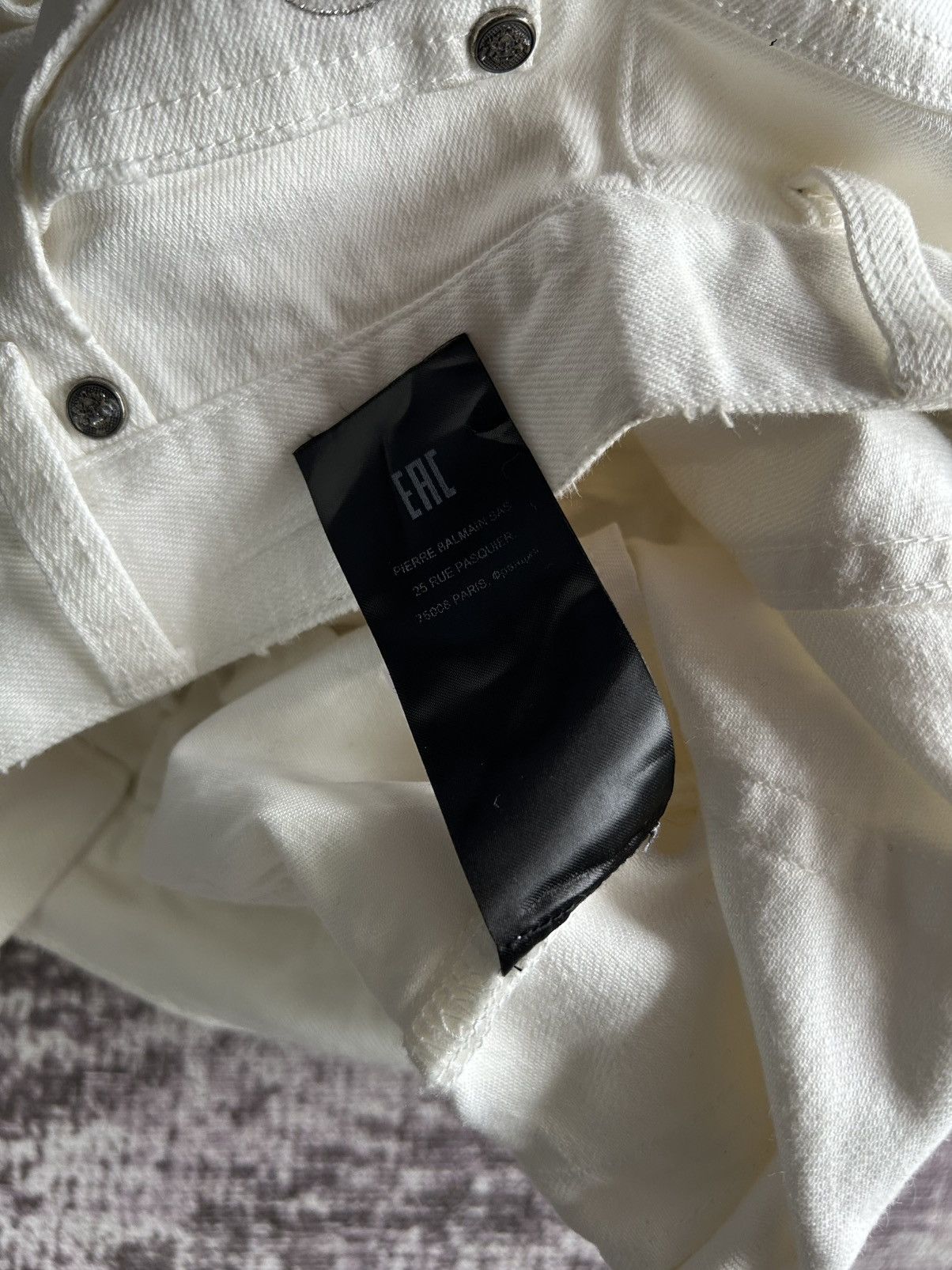 Balmain Balmain Slim Paris Distressed Jeans Size US 28 / EU 44 - 14 Thumbnail