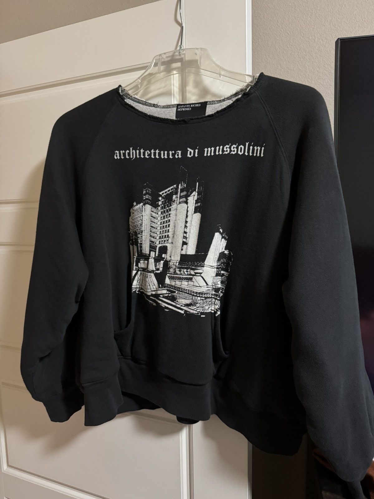 Enfants Riches Deprimes Architettura Di Mussolini Raglan Enfant Riches Deprimes Size US M / EU 48-50 / 2 - 1 Thumbnail