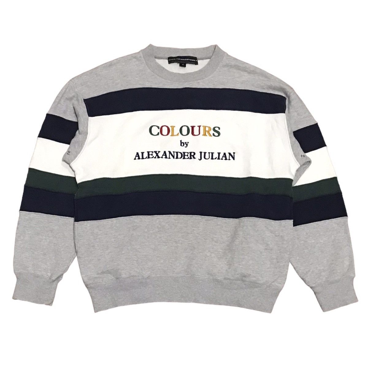 image of Vintage 90's Colours By Alexander Julian Sweatshirt, Men's (Size Medium)