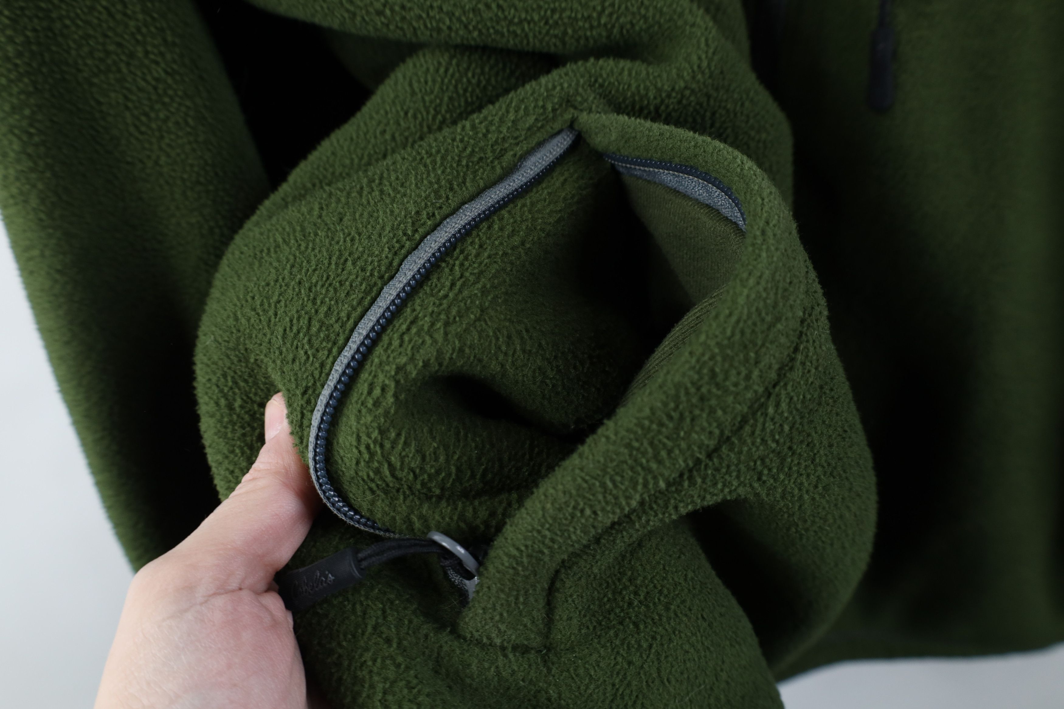 Cabelas Vintage Cabelas Polartec Fleece Full Zip Jacket Green Size US XXL / EU 58 / 5 - 8 Thumbnail