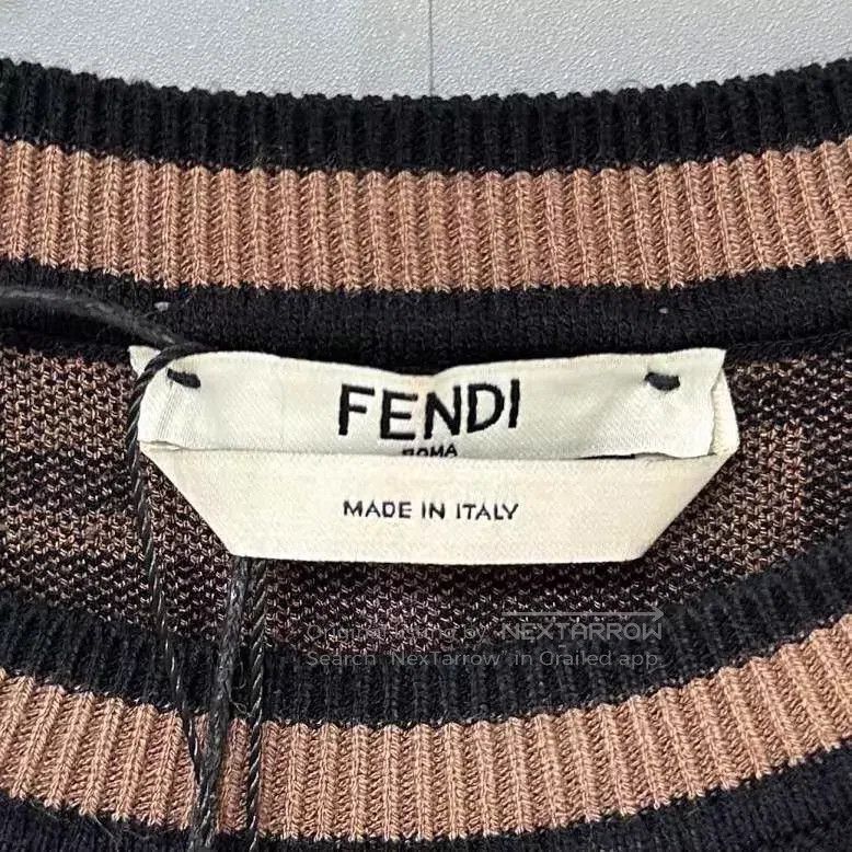 Fendi Fendi Monogram Knit Short Sleeve Size XS / US 0-2 / IT 36-38 - 4 Thumbnail