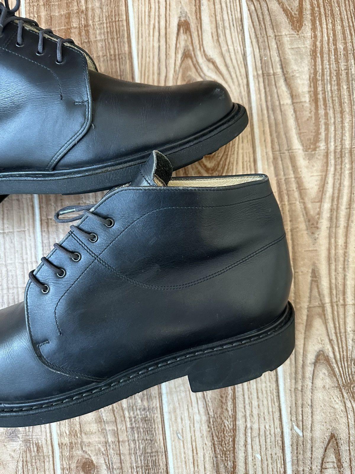 Paraboot Paraboot Black Leather Vintage Size US 8 / EU 41 - 14 Thumbnail