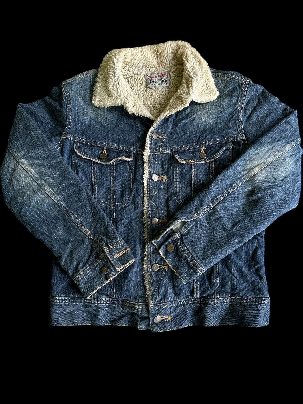 Kapital Denim Jacket💥 Reproduction Lee Storm Rider💥 Size US L / EU 52-54 / 3 - 1 Thumbnail