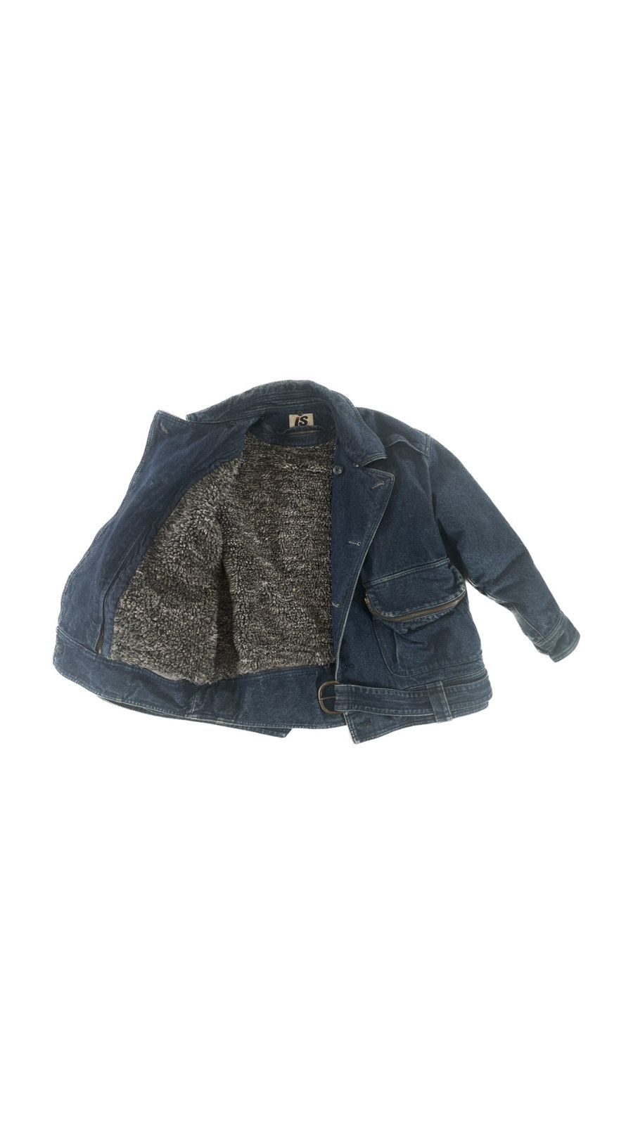 Issey Miyake Belted Denim Cargo Jacket Size US L / EU 52-54 / 3 - 3 Thumbnail