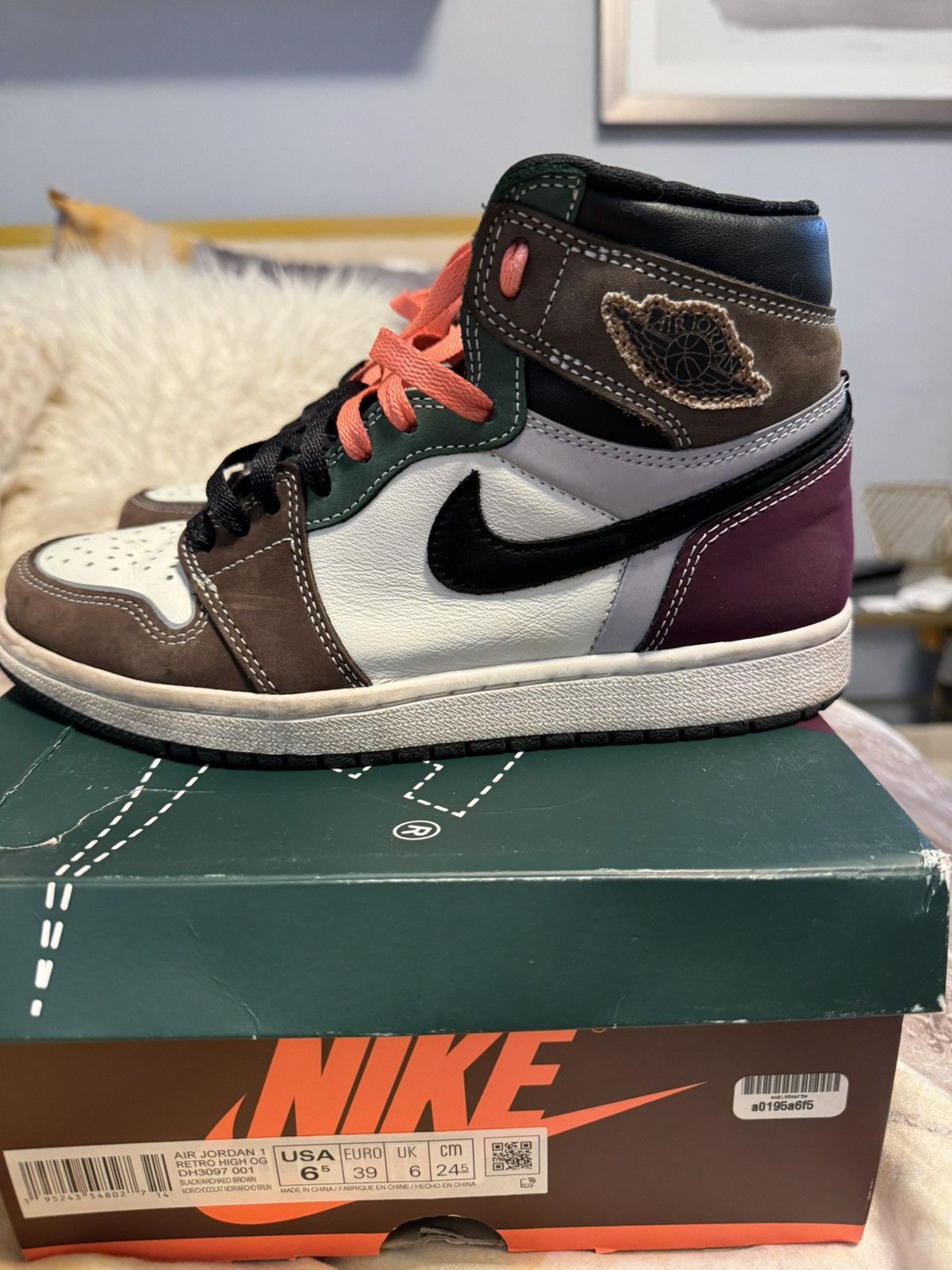Nike Air Jordan 1 “Hand Crafted” Size US 8 / IT 38 - 1 Thumbnail
