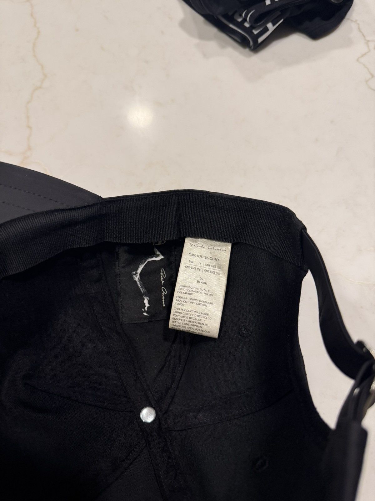 Champion × Rick Owens Rick Owens X Champion baseball hat Size ONE SIZE - 5 Thumbnail