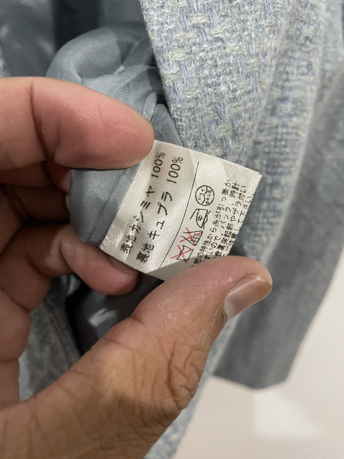 Loro Piana VINTAGE LORO PIANA X LEILIAN JAPAN BLUE WOLL COAT Size M / US 6-8 / IT 42-44 - 6 Thumbnail