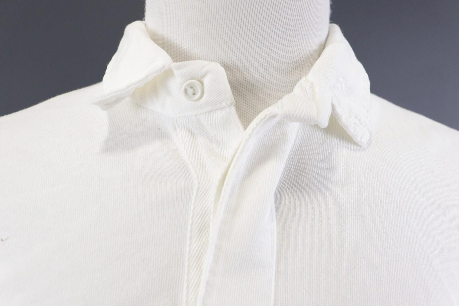 Mulberry Mulberry Logo White Cotton Rugby Polo Shirt Size M Size US M / EU 48-50 / 2 - 5 Thumbnail