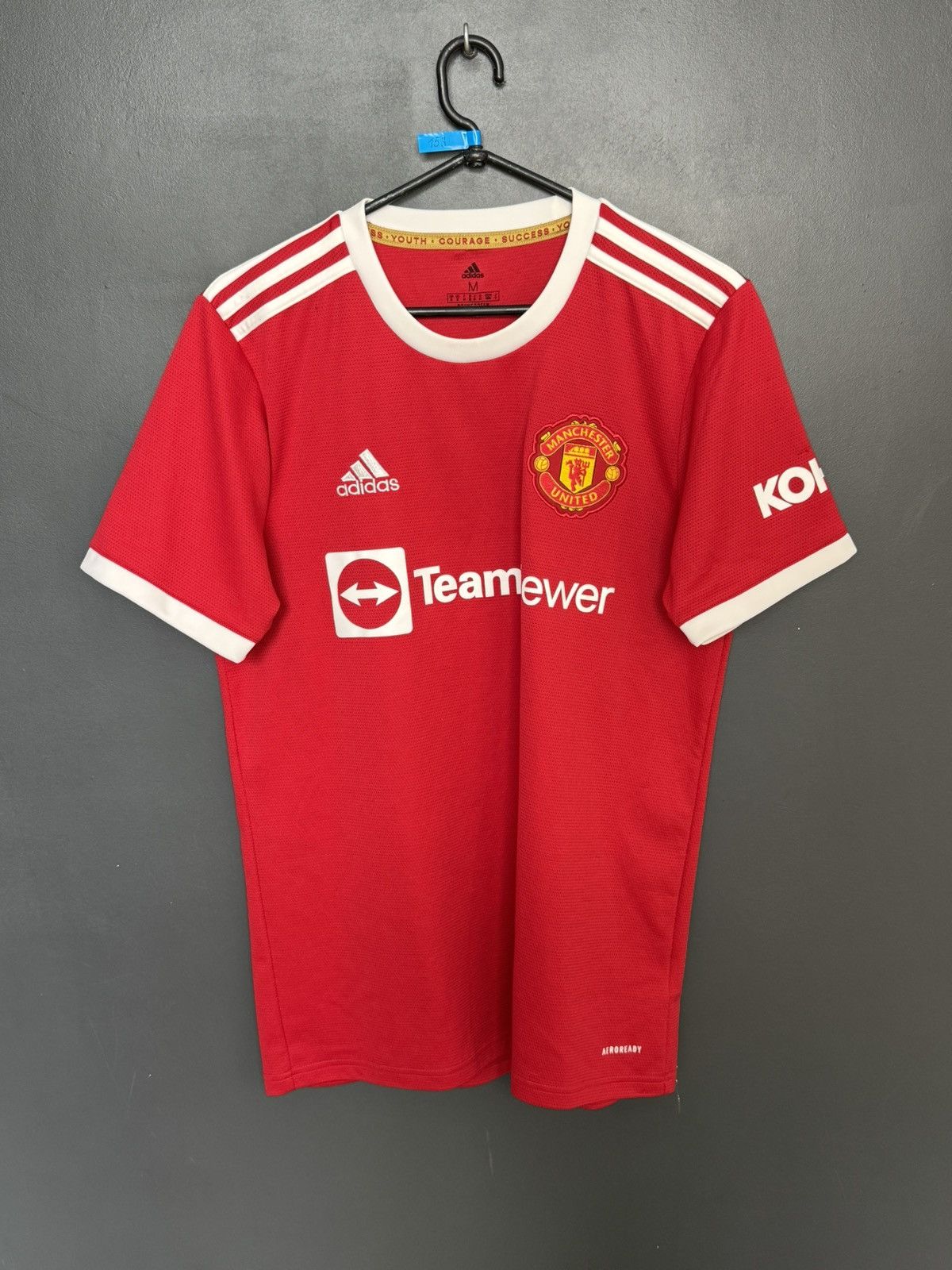 Adidas Manchester United 21/22 Home Football Jersey T-Shirt Size US M / EU 48-50 / 2 - 1 Thumbnail
