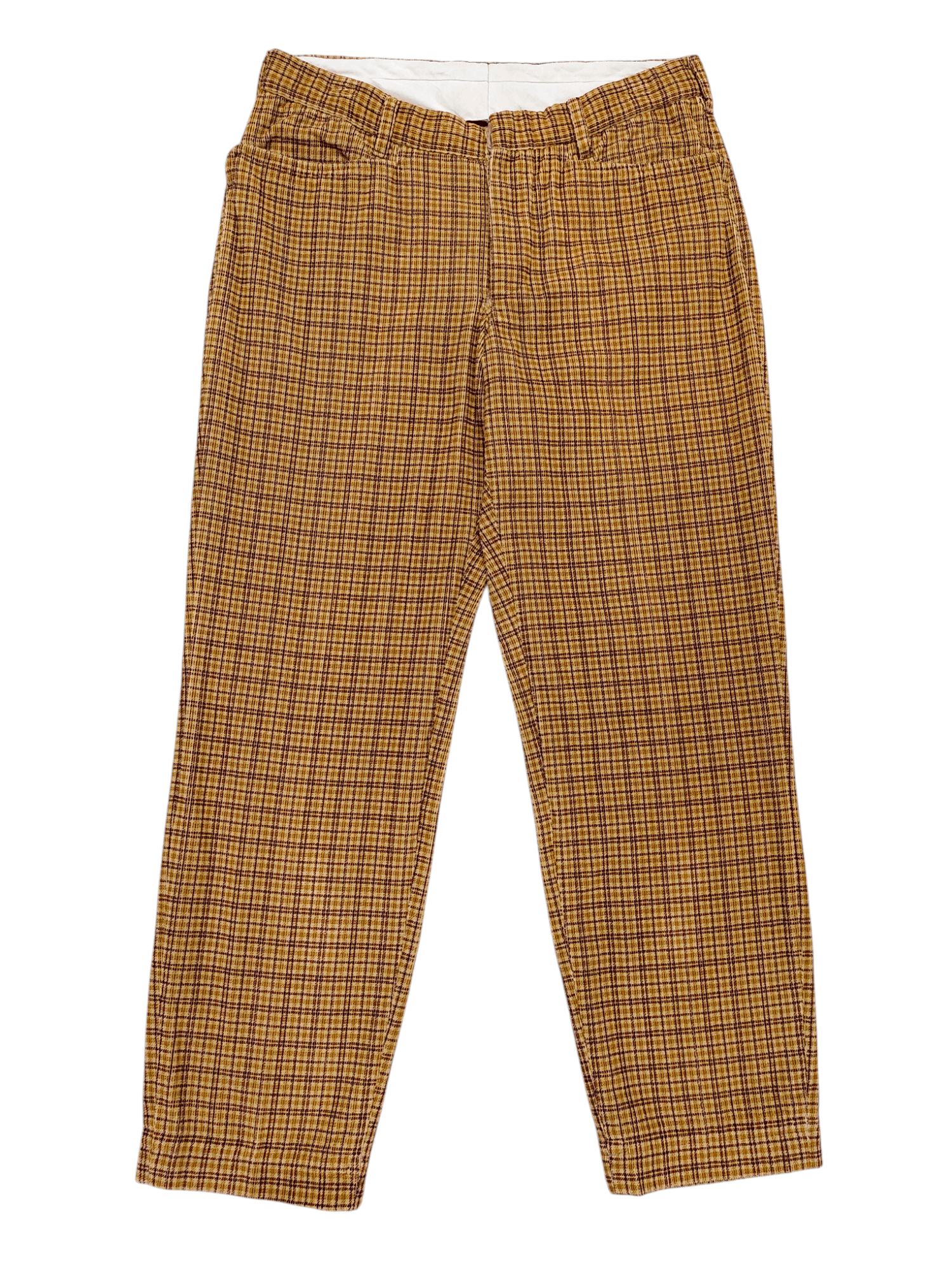 Romeo Gigli 🔥Vtg Romeo Gigli Tartan Corduroy Cropped Pants Size US 30 / EU 46 - 1 Thumbnail