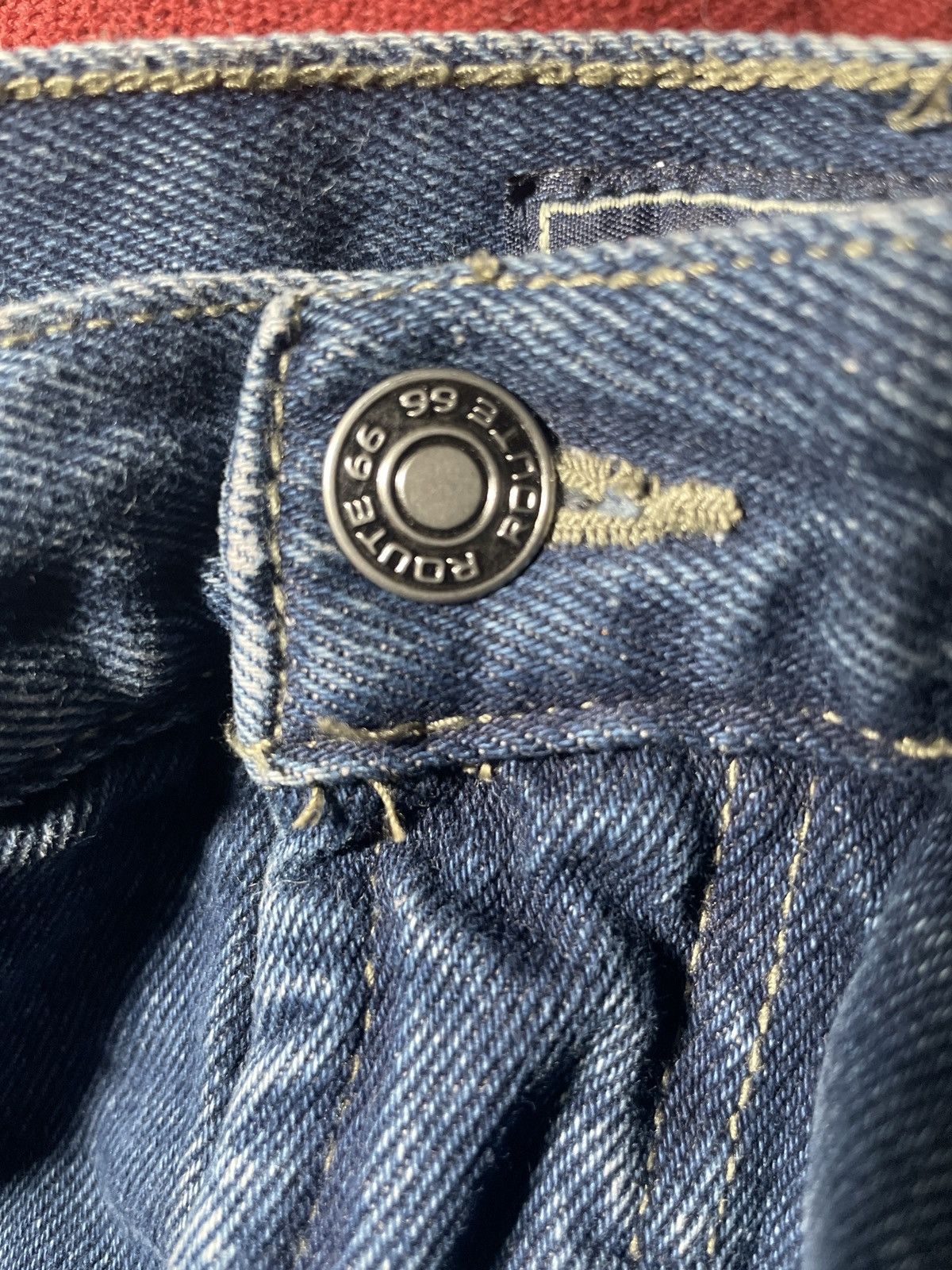 Route 66 × Vintage Route 66 Jean Denim Shorts Jorts Skater relaxed fit size 42 Size US 42 / EU 58 - 3 Thumbnail