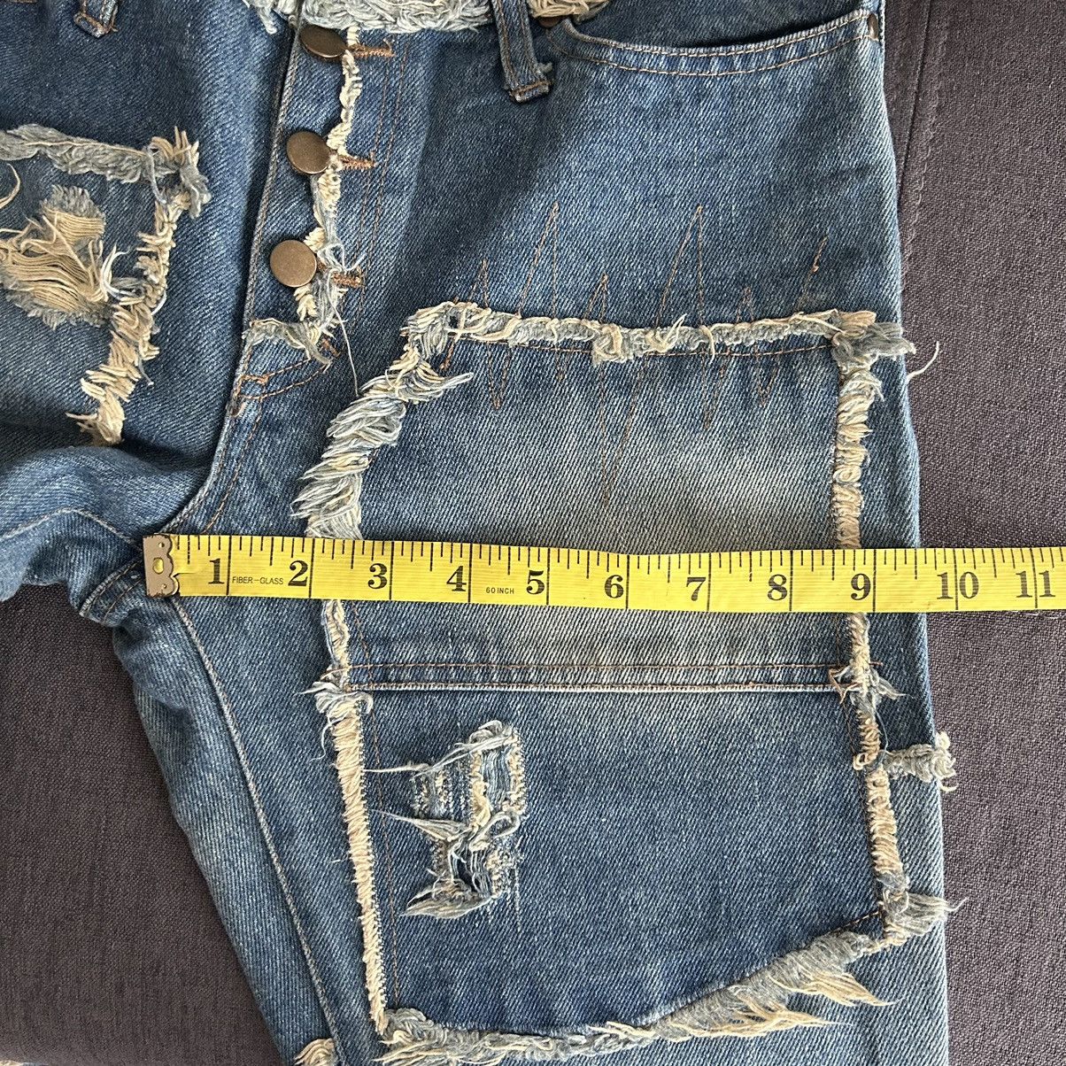 Japanese Brand Designer Patchwork Jeans Style Size US 29 - 12 Thumbnail