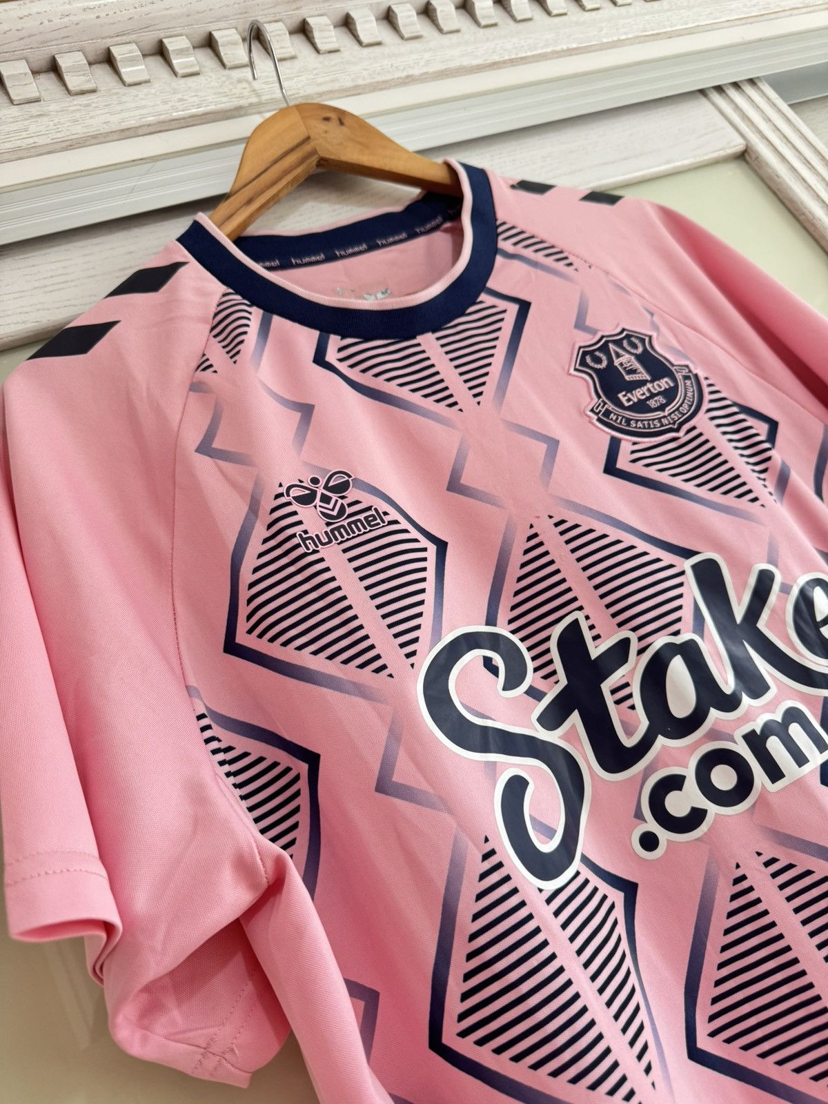 Hummel Everton 2022-2023 Away Soccer Jersey Football Kit Shirt Size US XXL / EU 58 / 5 - 6 Thumbnail