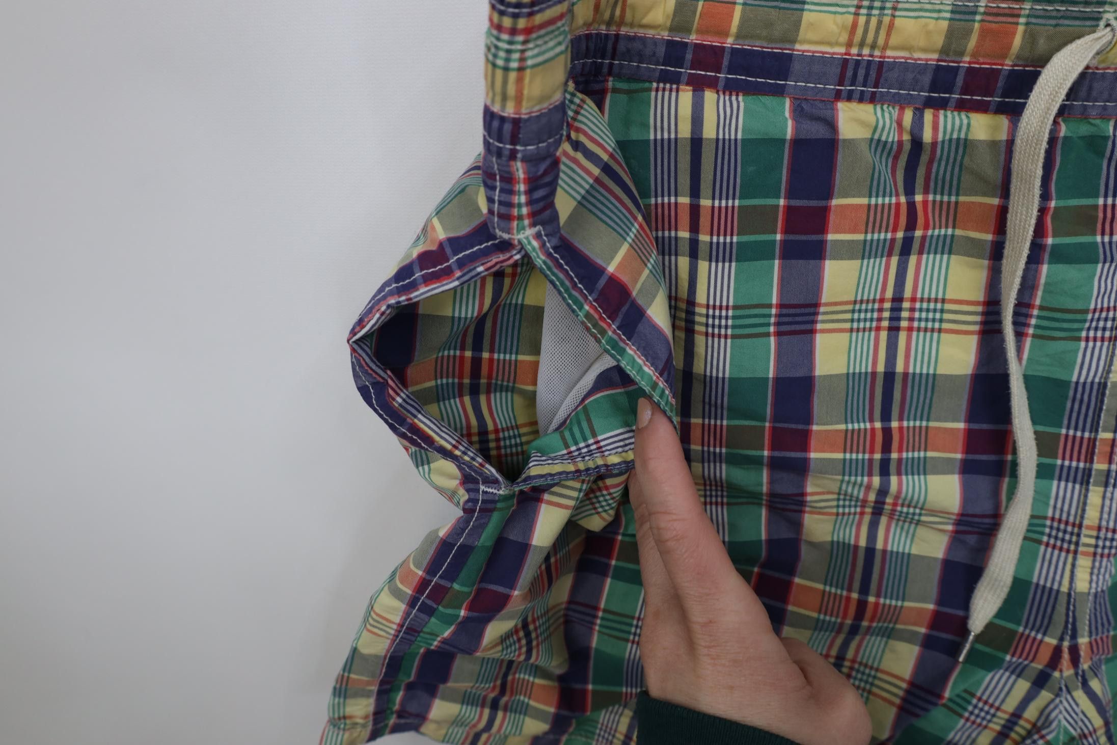 Polo Ralph Lauren Vintage 90s Y2K Ralph Lauren Madras Lined Shorts Swim Trunk Size US 34 / EU 50 - 6 Thumbnail