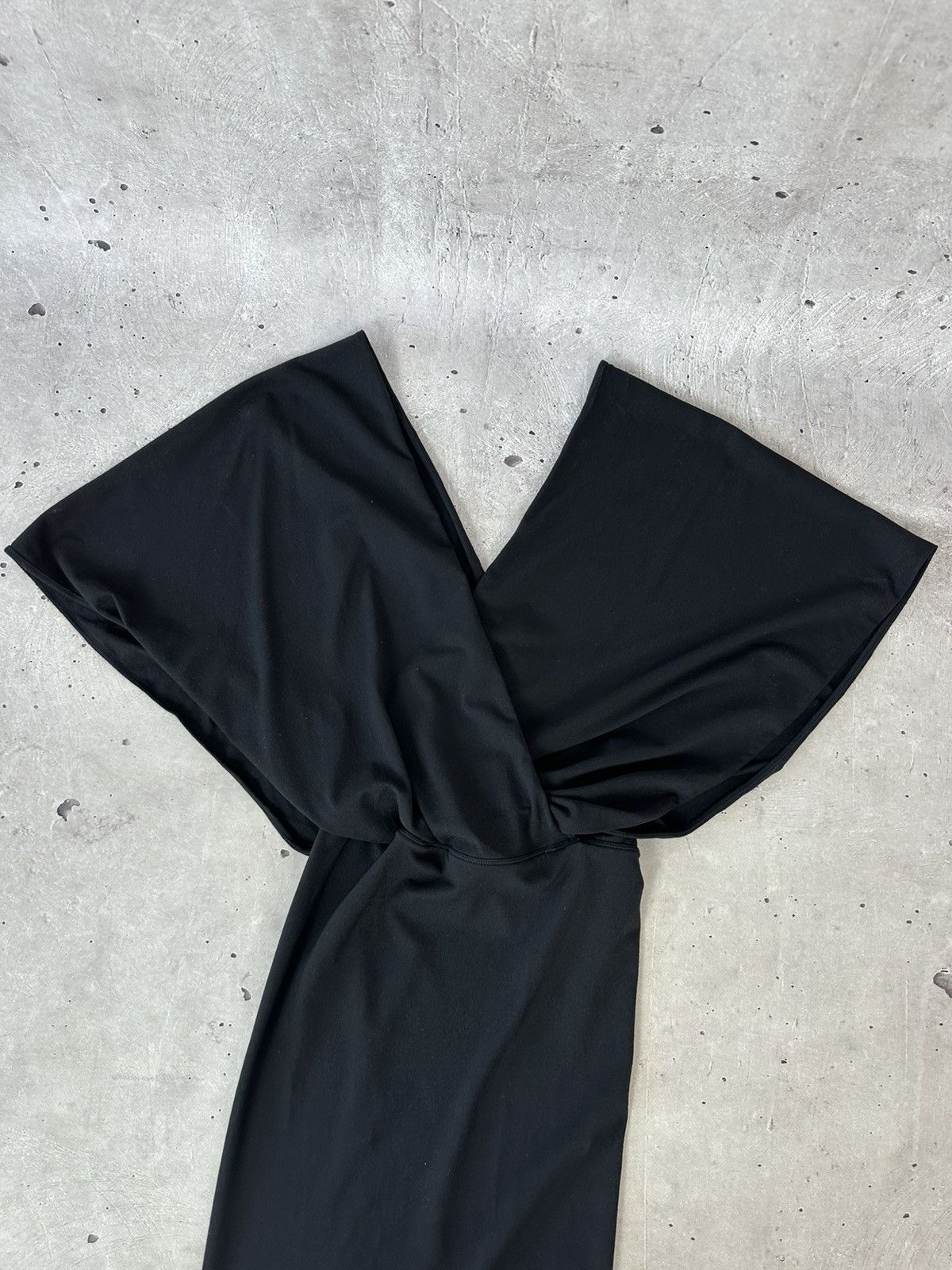 Designer × Wolford Wolford Black With Broad Shoulders Pencil Dress Size XS / US 0-2 / IT 36-38 - 6 Thumbnail