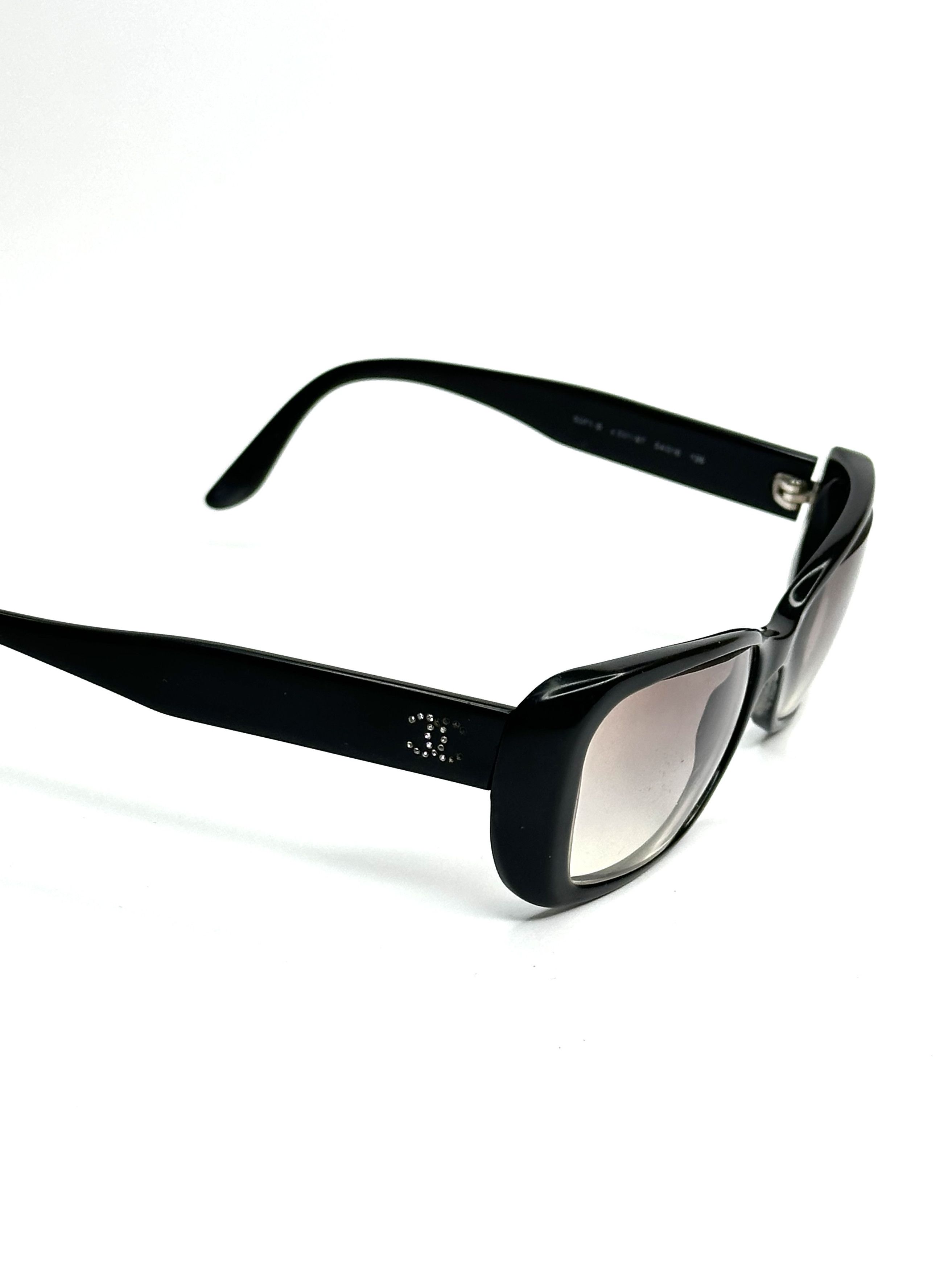 Chanel Chanel shaded slim rhinestones sunglasses Size ONE SIZE - 5 Thumbnail