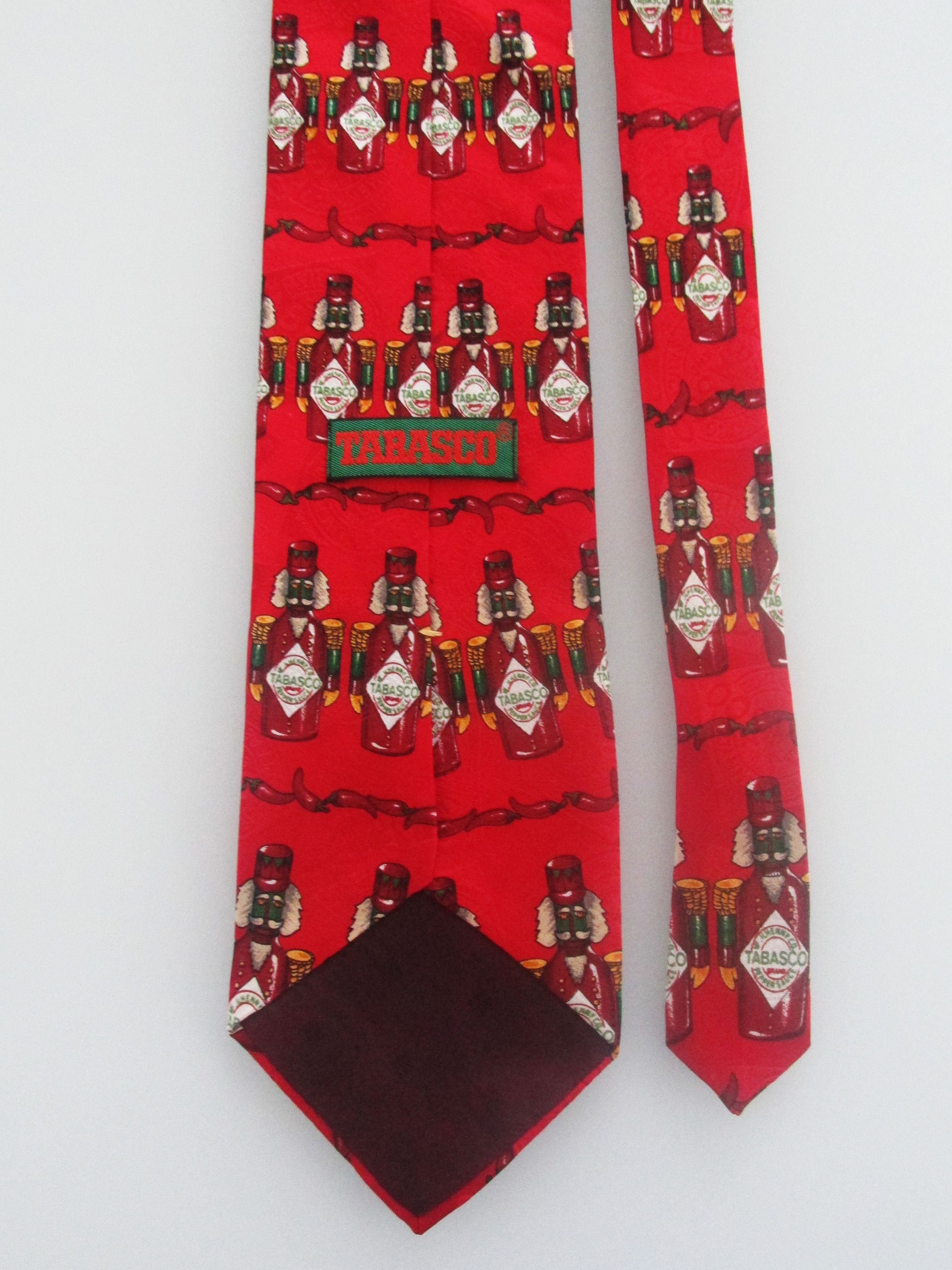 Tabasco Tabasco (NWOT) Men's Silk Tie Size ONE SIZE - 4 Thumbnail