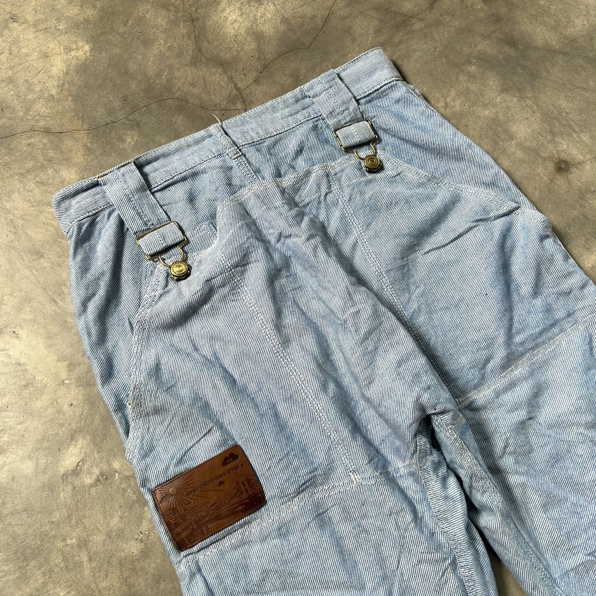 Issey Miyake Mercibeaucoup Issey Miyake Overalls Baggy Blue Denim Pants Size US 31 - 3 Thumbnail