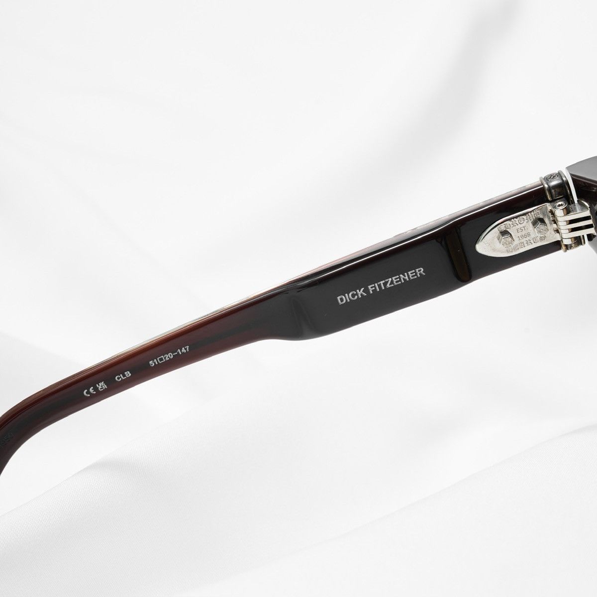 Chrome Hearts CHROME HEARTS DICK FITZENER CLASSIC BROWN GLASSES Size ONE SIZE - 5 Thumbnail