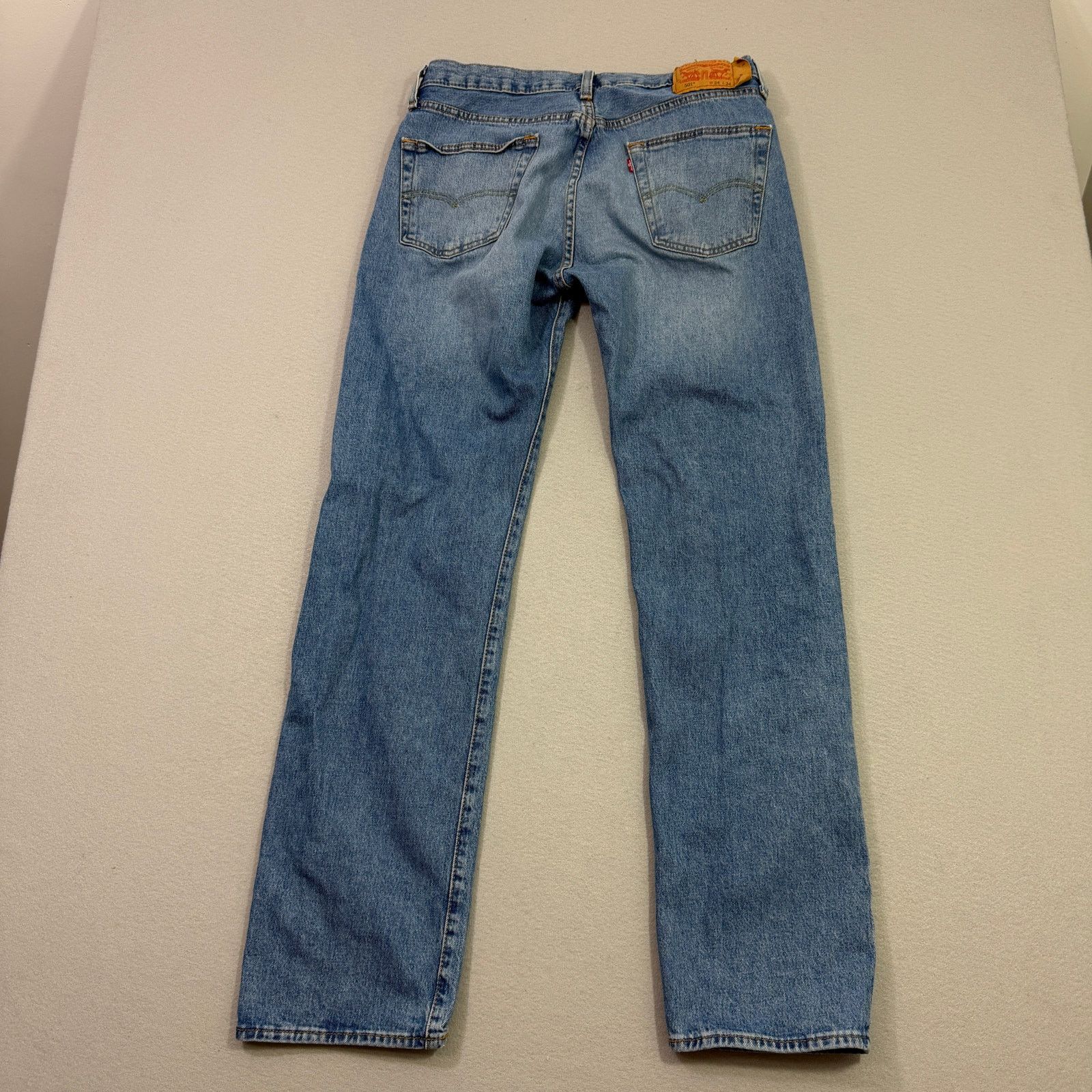 Levi's Levis 501 Original Jeans Men's 34x34 Blue Faded Denim Button Size US 34 / EU 50 - 7 Thumbnail