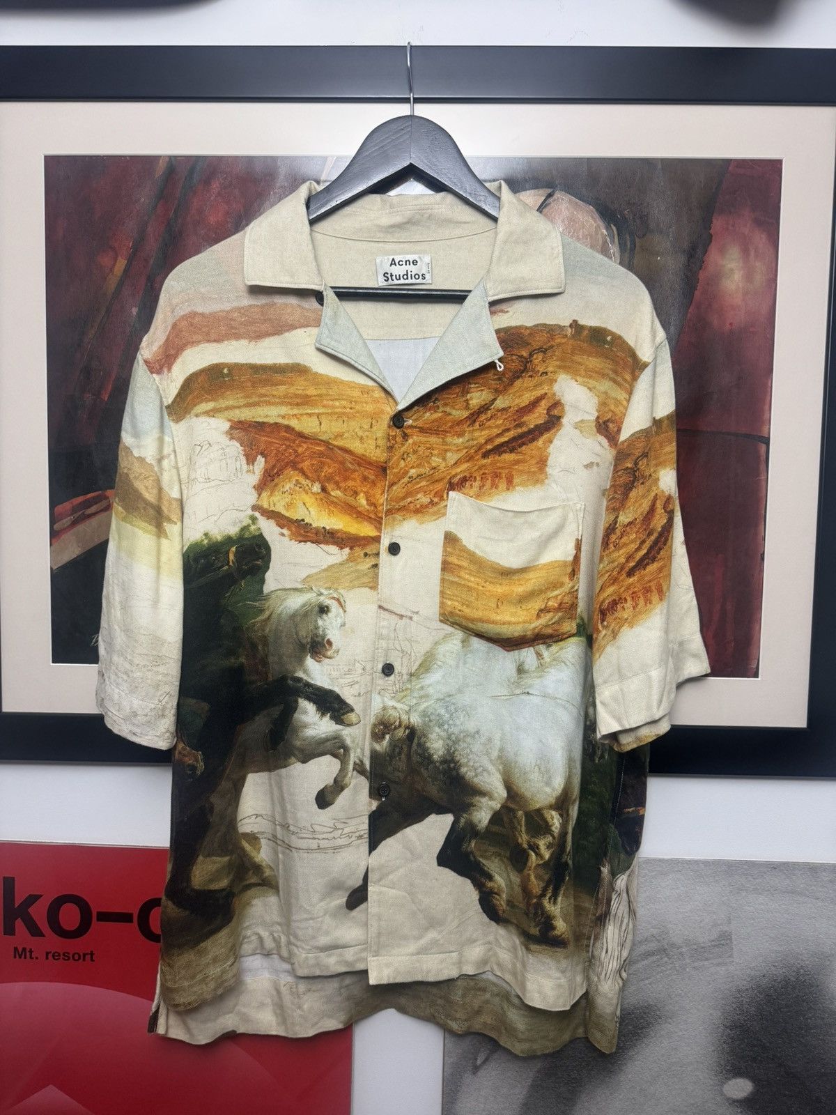 Acne Studios Acne Studios Simon Horse Shirt Viscose Box Button Up Western Size US M / EU 48-50 / 2 - 1 Thumbnail