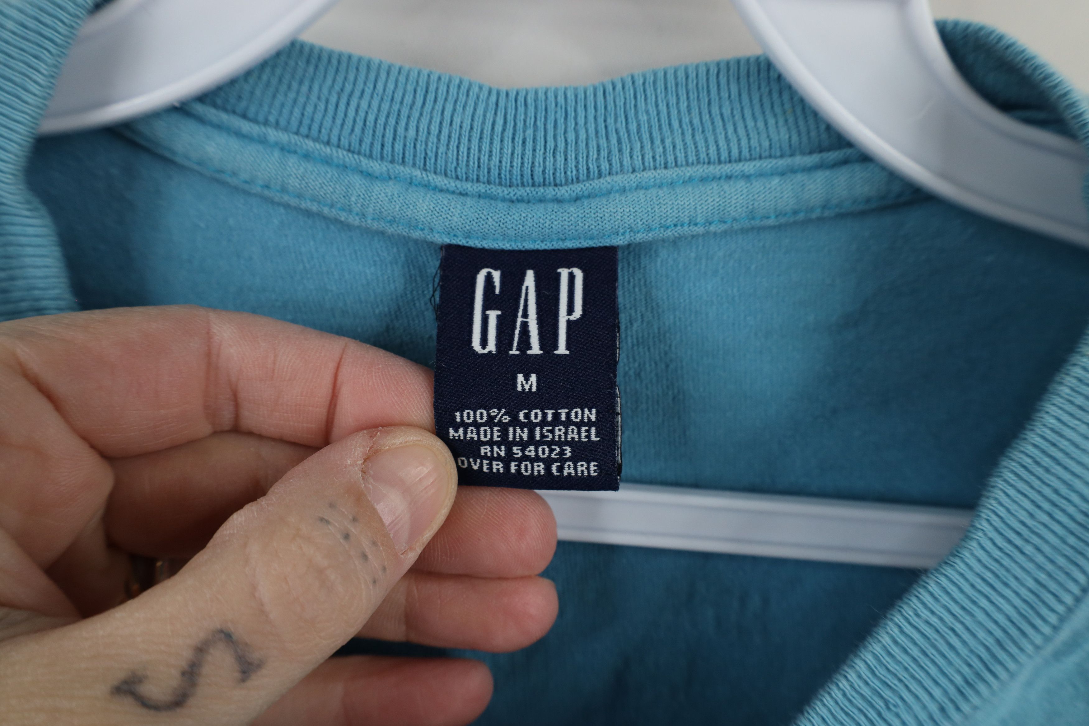 Gap × Vintage Vintage 90s Gap Spell Ski Patrol Long Sleeve T-Shirt Blue Size US M / EU 48-50 / 2 - 6 Thumbnail